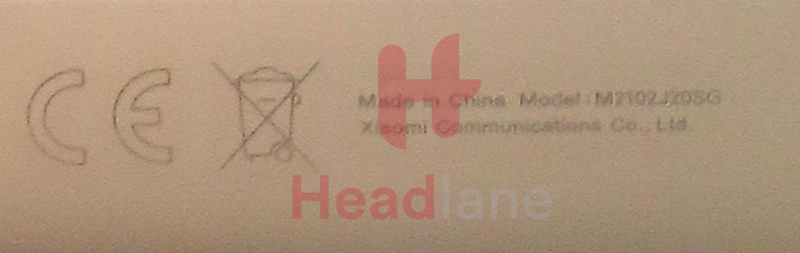 Xiaomi Poco X3 Pro Back / Battery Cover - Gold