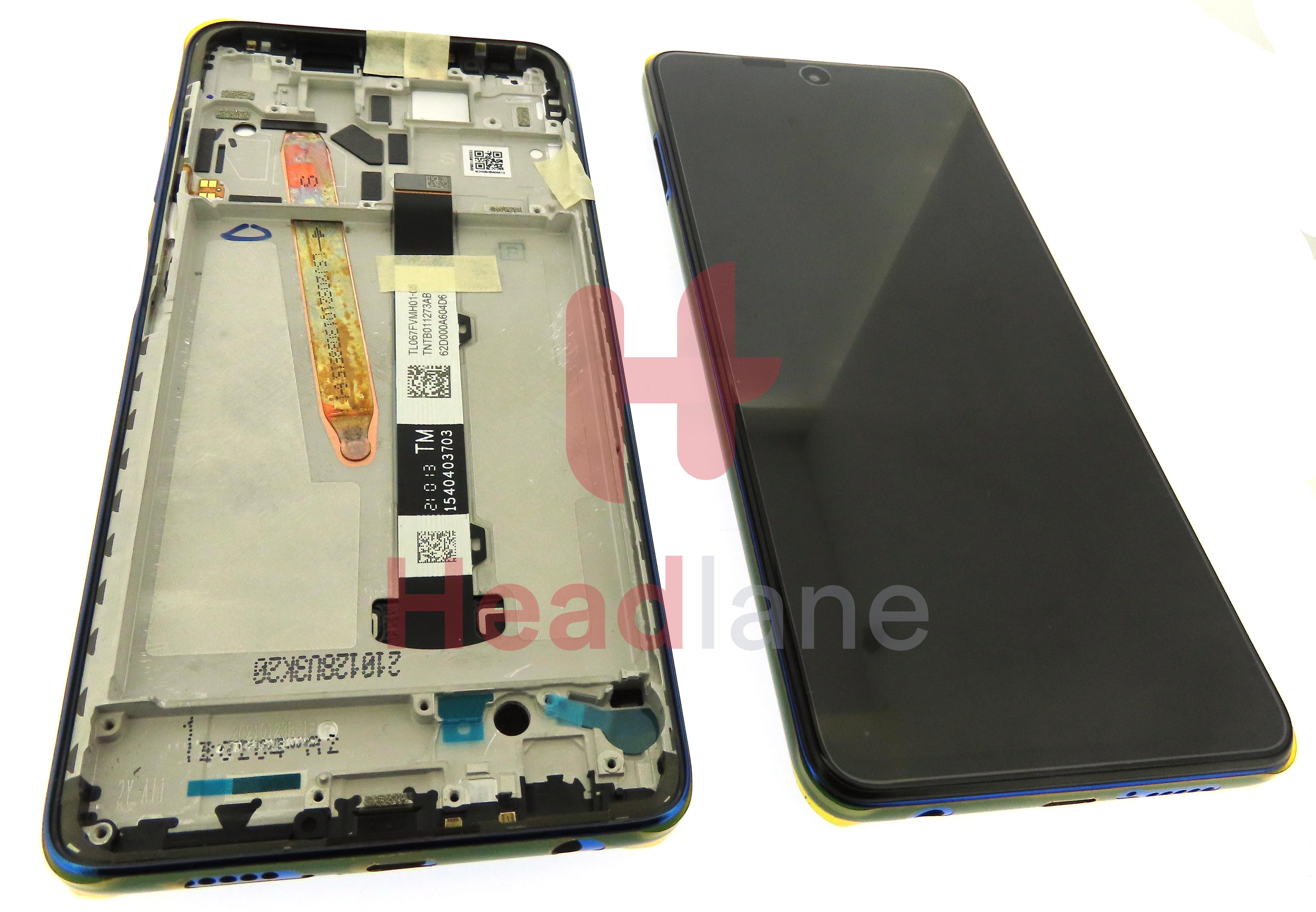 Xiaomi Poco X3 Pro LCD Display / Screen + Touch - Blue