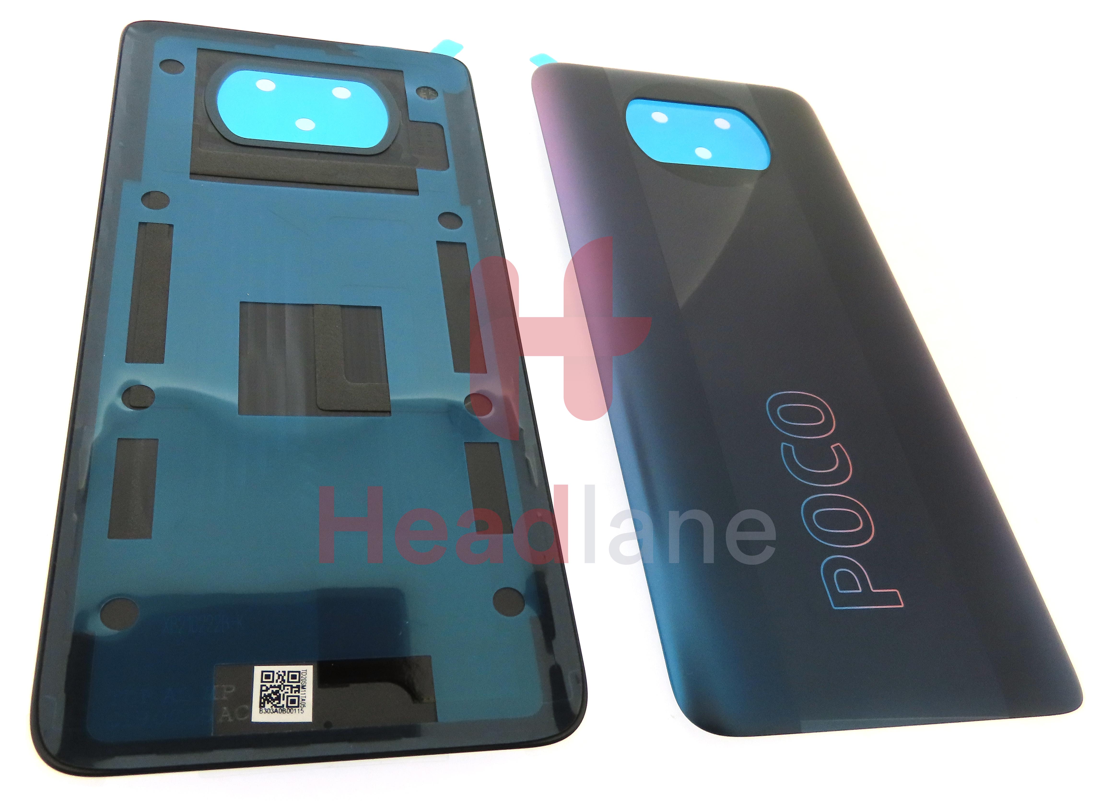 Xiaomi Poco X3 Pro Back / Battery Cover - Tarnish / Phantom Black