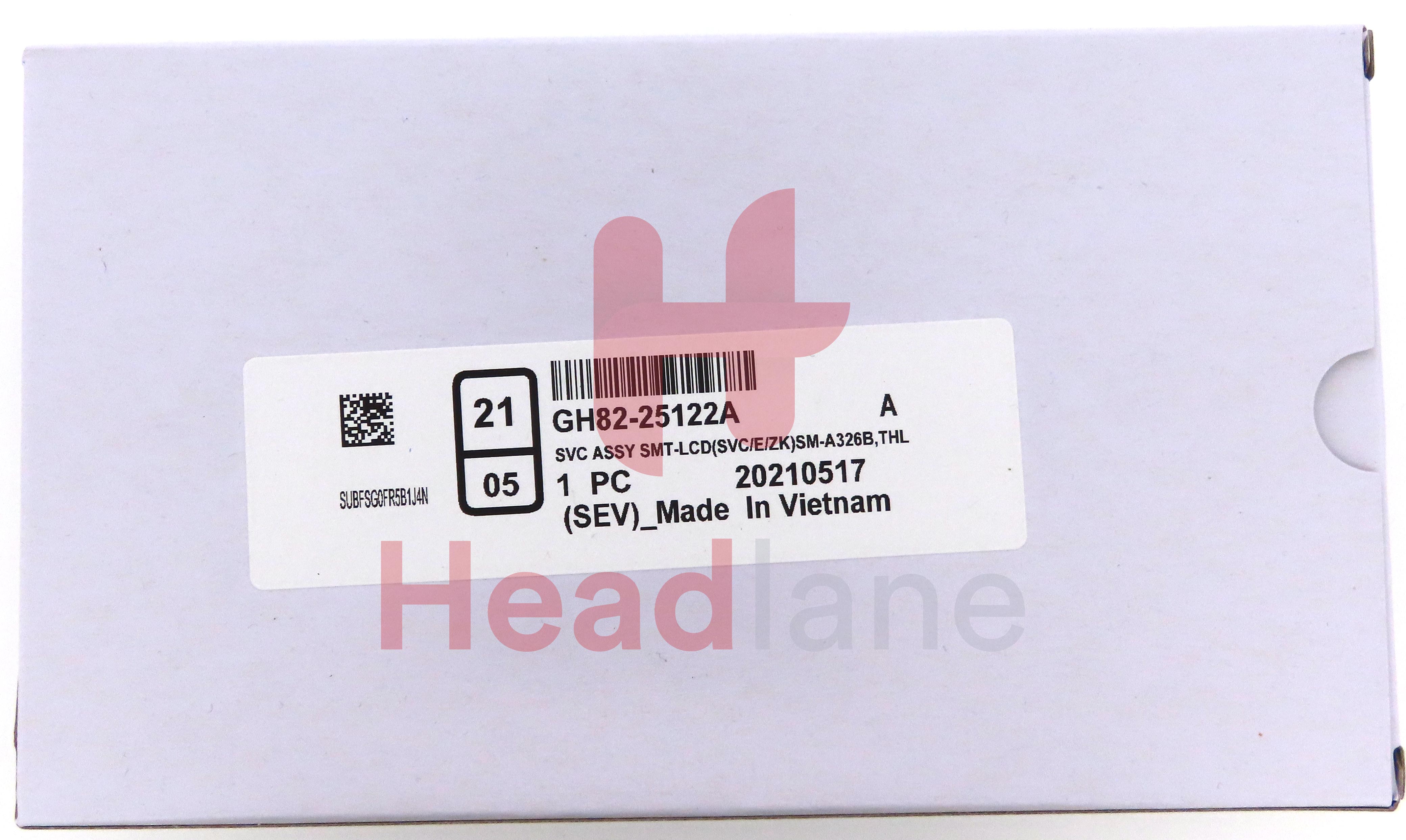 SVC ASSY SMT-LCD(SVC/E/ZK)SM-A326B,THL;