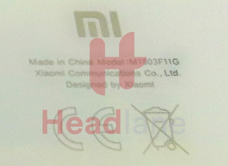 Xiaomi Mi 9T / Mi 9T Pro Back / Battery Cover - White