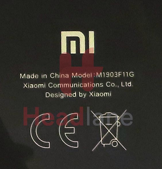 Xiaomi Mi 9T / Mi 9T Pro Back / Battery Cover - Black