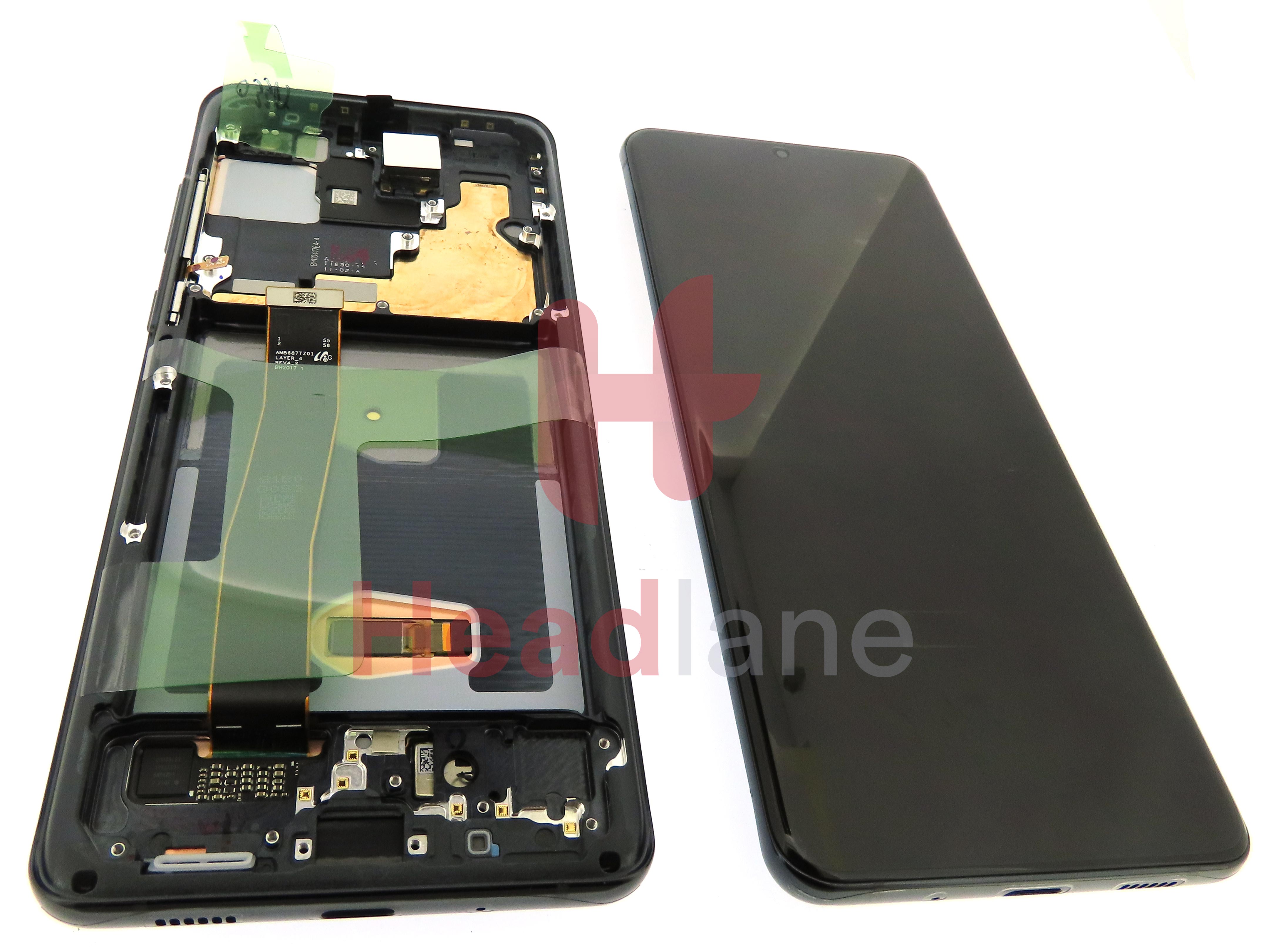 Samsung SM-G988 Galaxy S20 Ultra LCD Display / Screen + Touch - Black (No Camera)