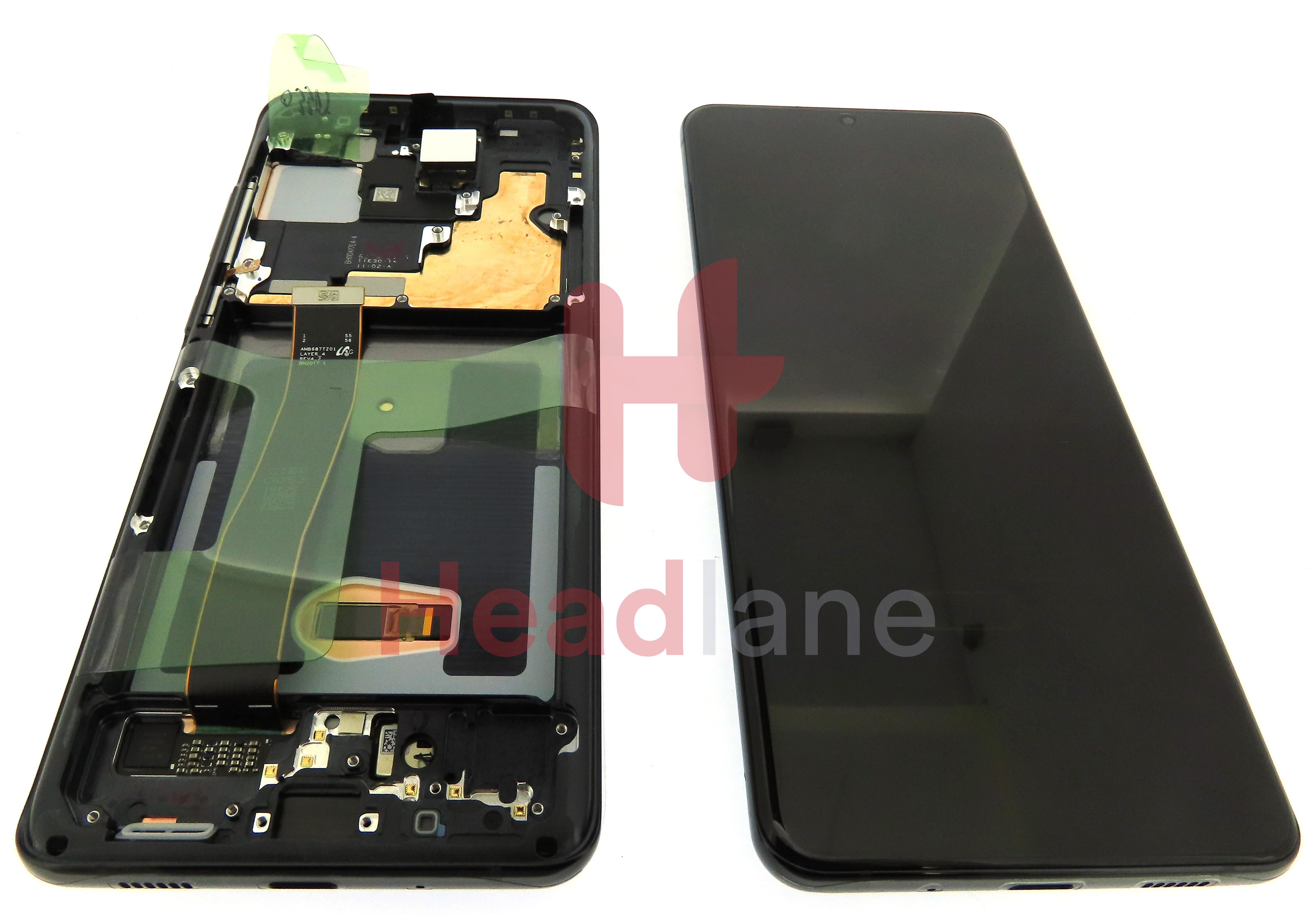 Samsung SM-G988 Galaxy S20 Ultra LCD Display / Screen + Touch - Black (No Camera)