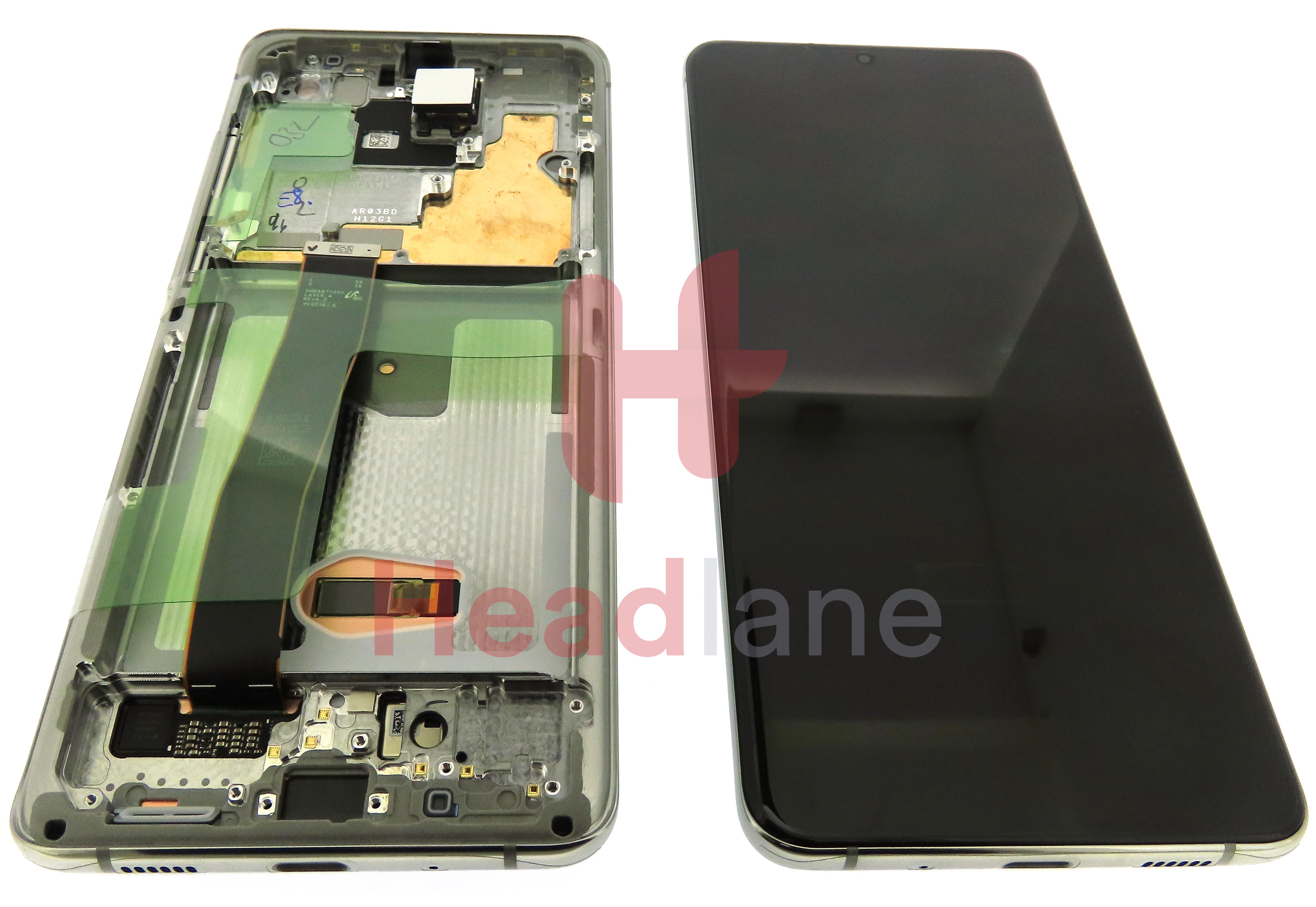 Samsung SM-G988 Galaxy S20 Ultra LCD Display / Screen + Touch - White (No Camera)