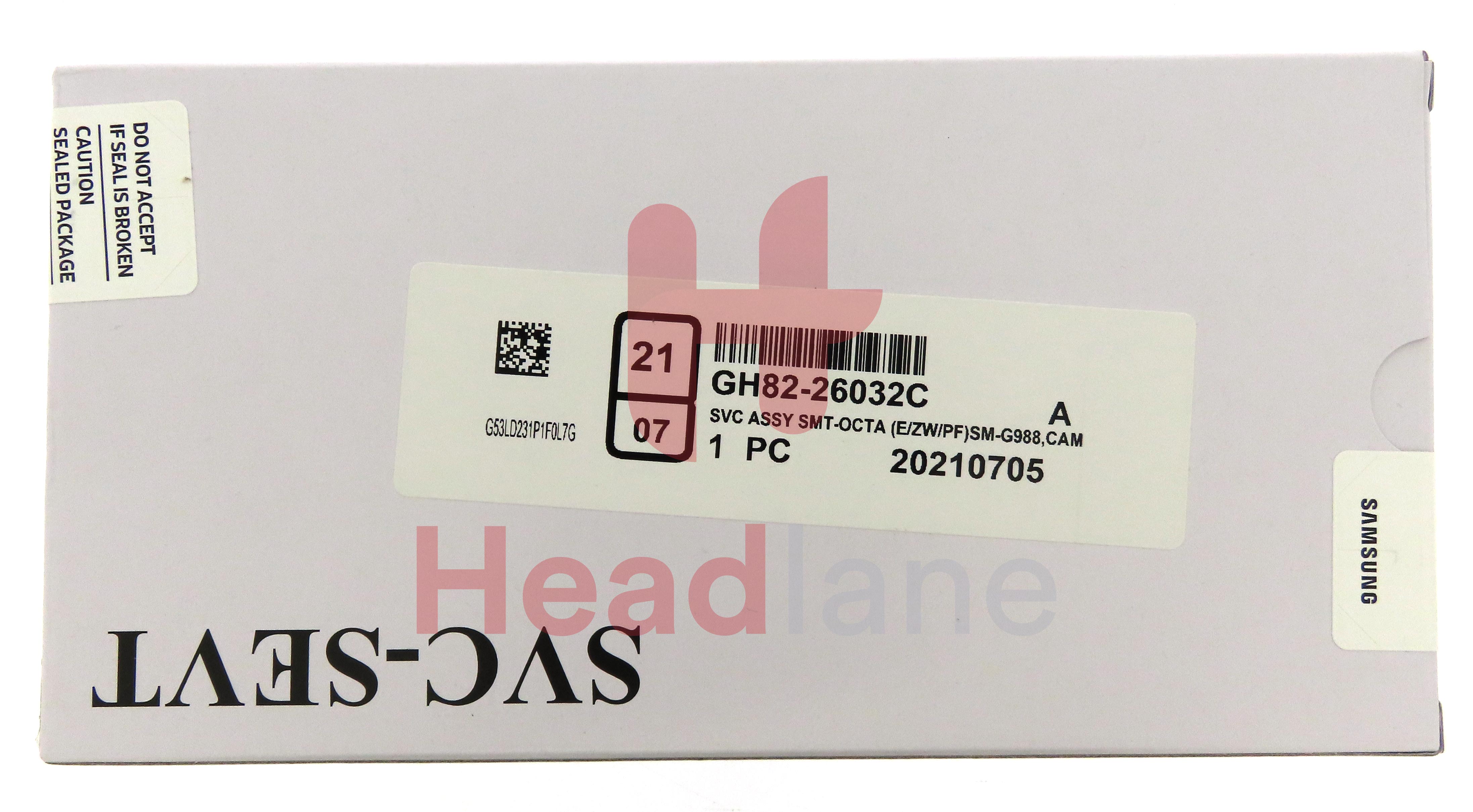 Samsung SM-G988 Galaxy S20 Ultra LCD Display / Screen + Touch - White (No Camera)