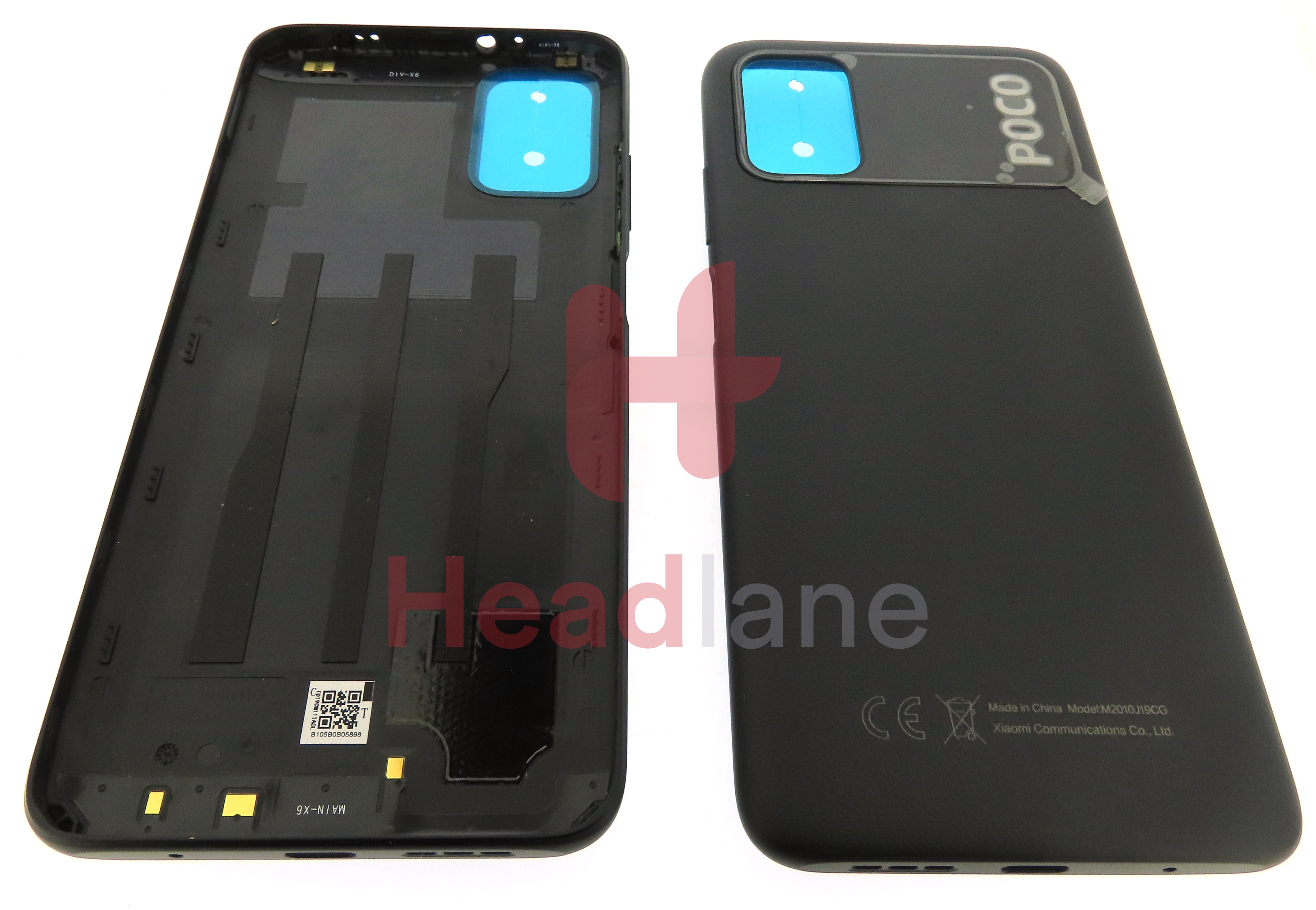 Xiaomi Poco M3 Back / Battery Cover - Tarnish / Black