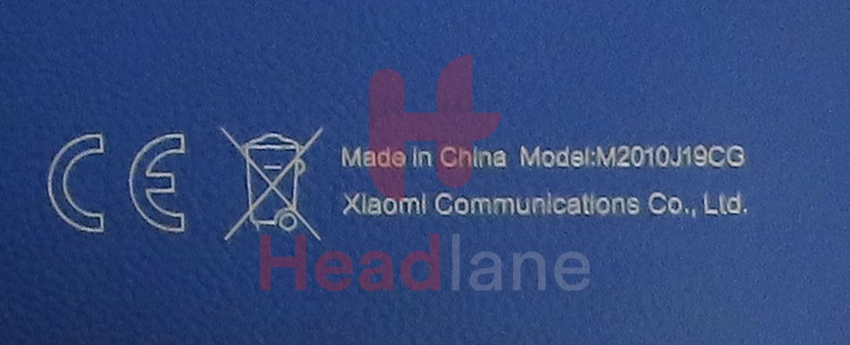 Xiaomi Poco M3 Back / Battery Cover - Blue