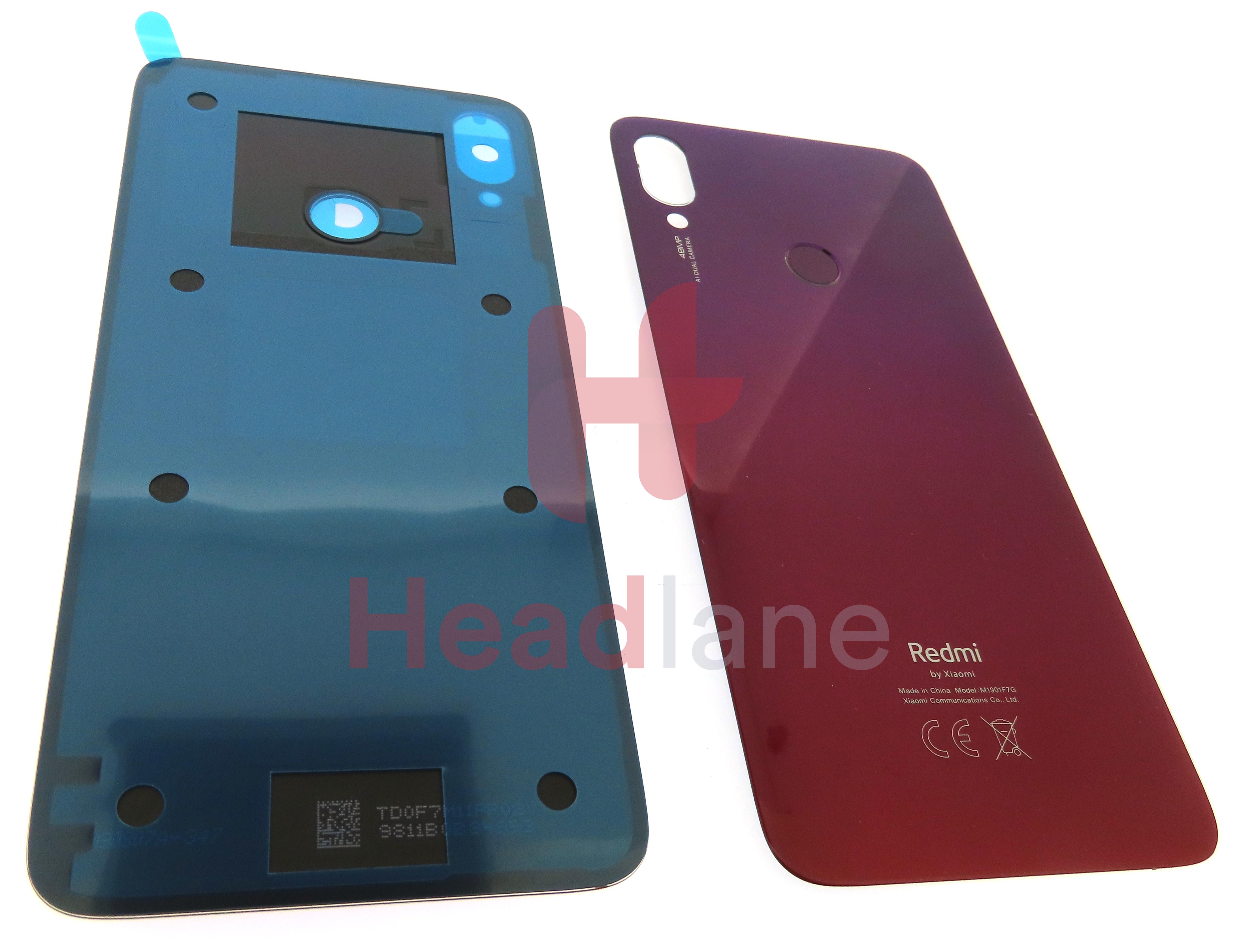 Xiaomi Redmi Note 7 Back / Battery Cover - Red