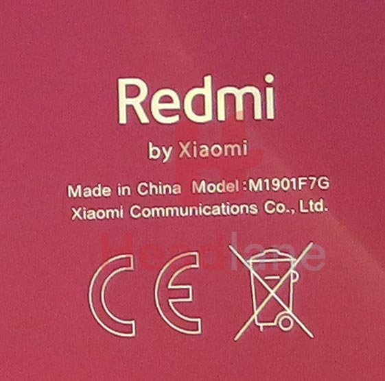 Xiaomi Redmi Note 7 Back / Battery Cover - Red