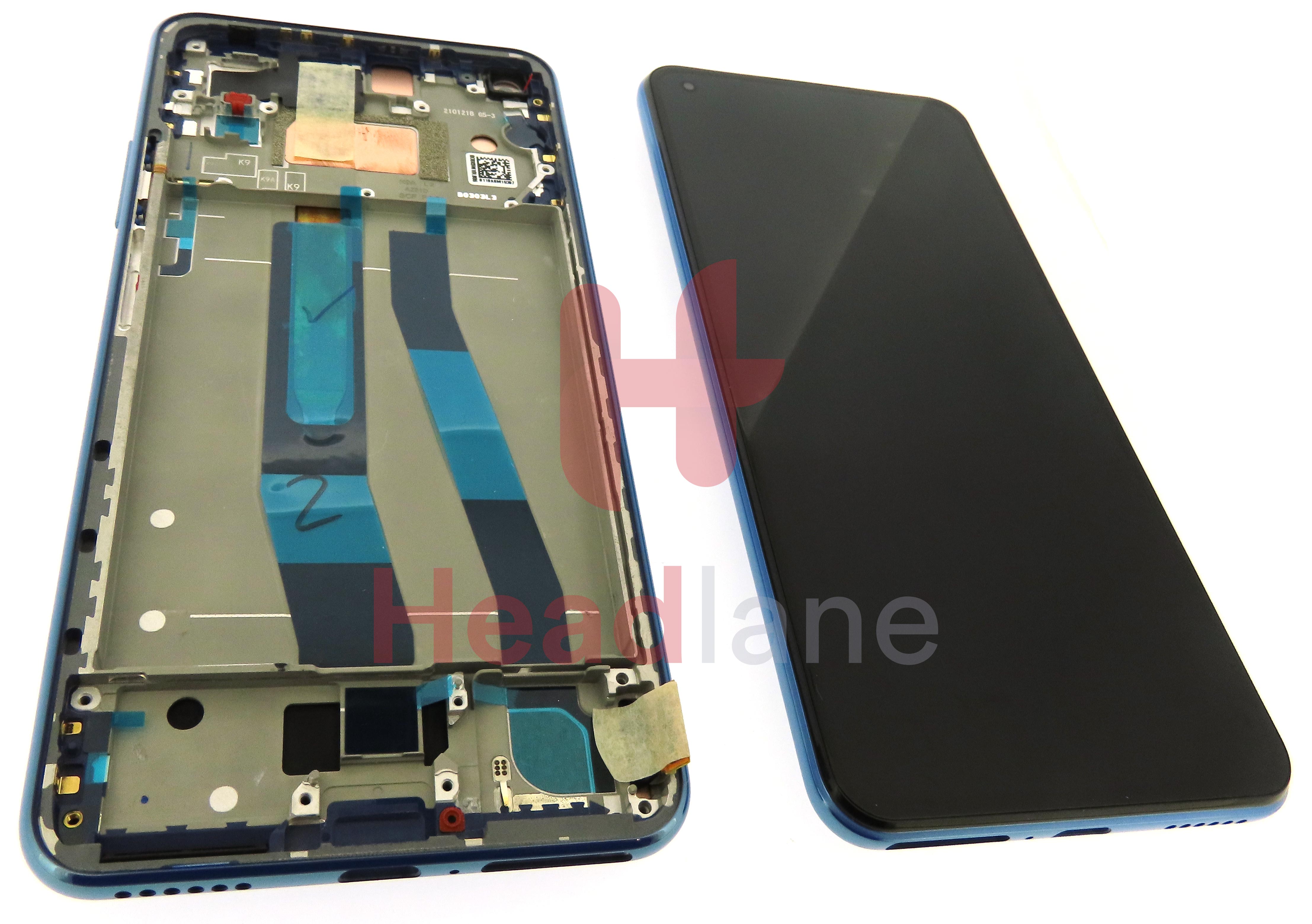 Xiaomi Mi 11 Lite 4G LCD Display / Screen + Touch - Blue