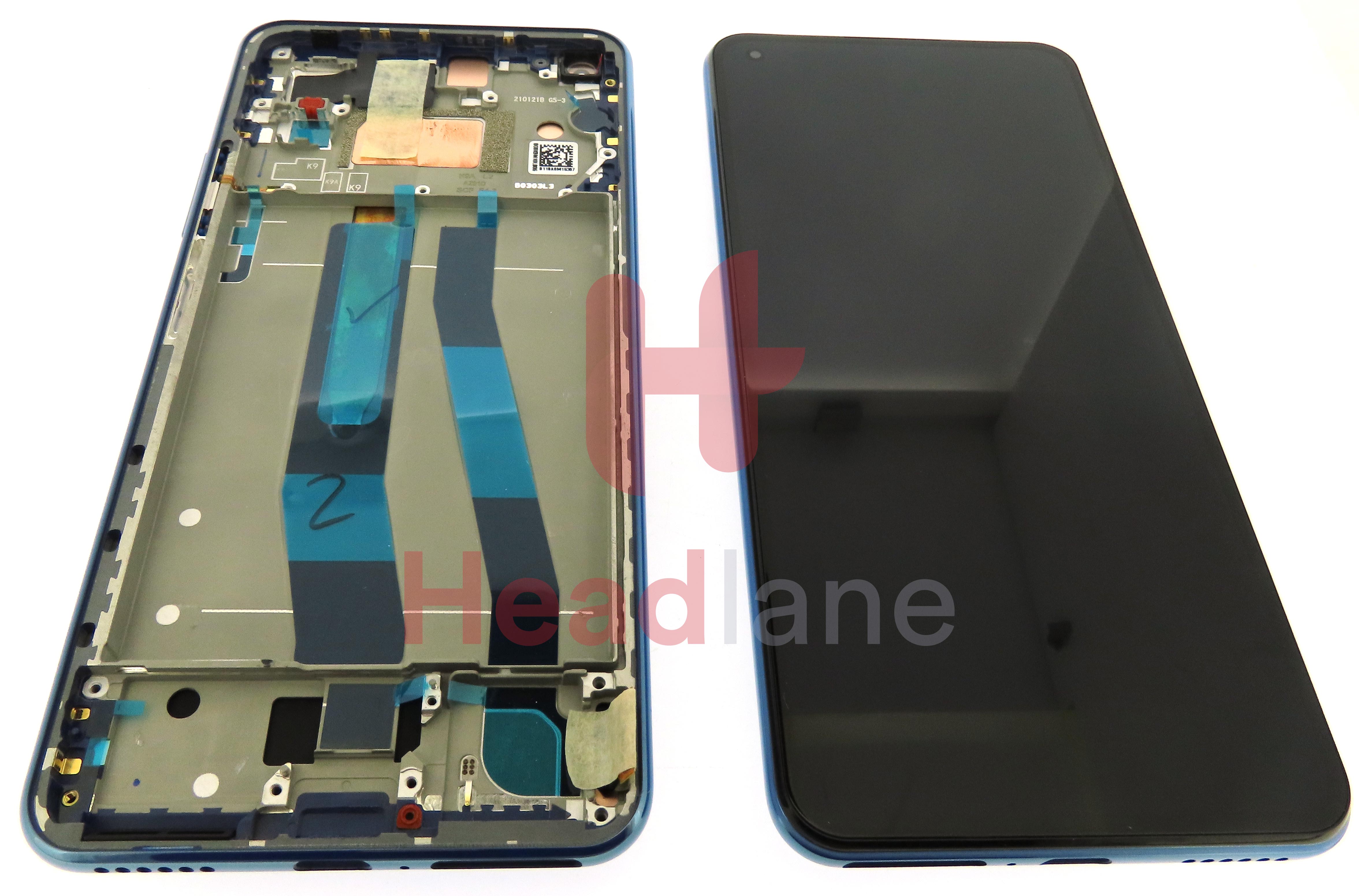 Xiaomi Mi 11 Lite 4G LCD Display / Screen + Touch - Blue