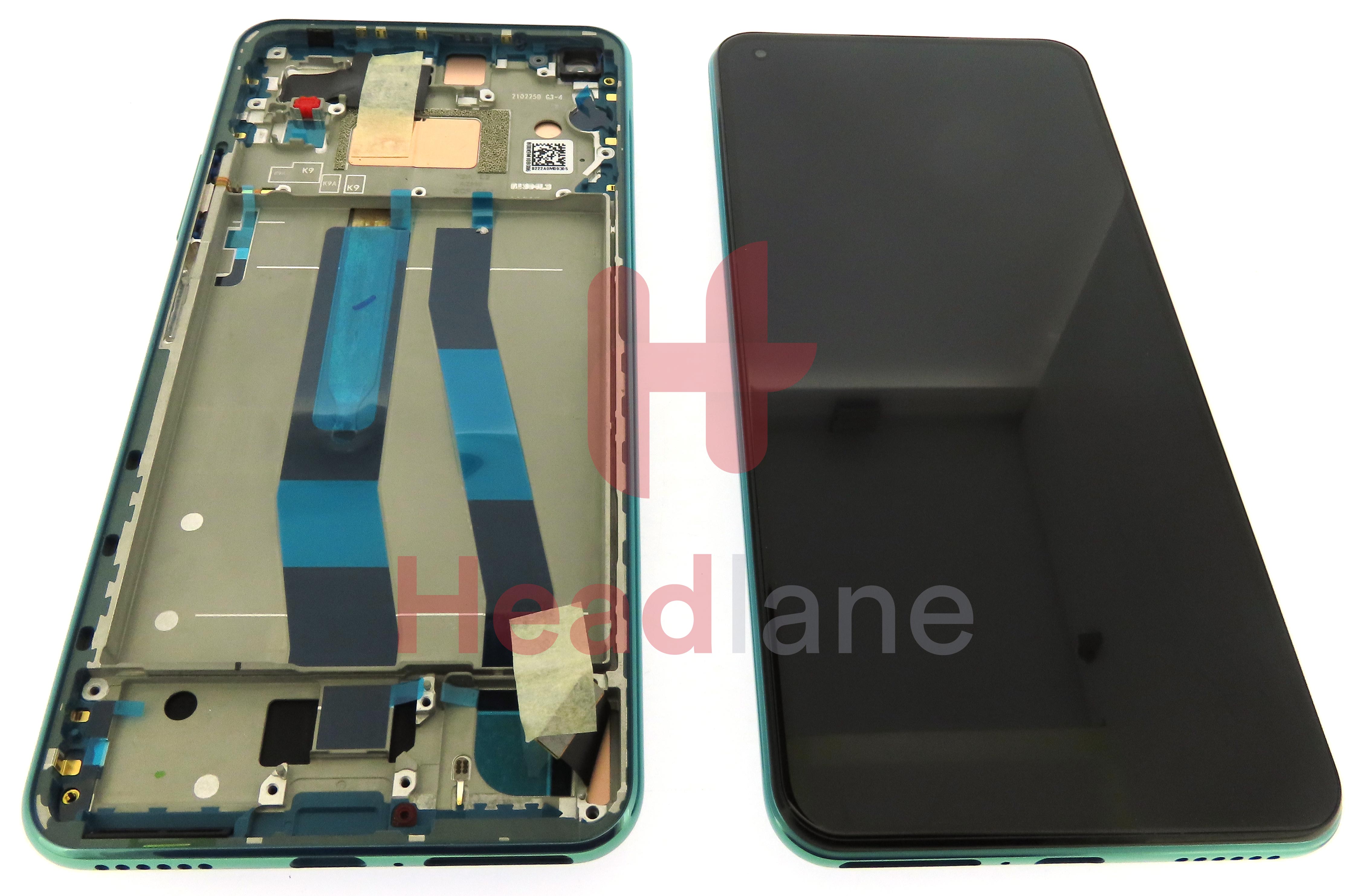 Xiaomi Mi 11 Lite 5G LCD Display / Screen + Touch - Green