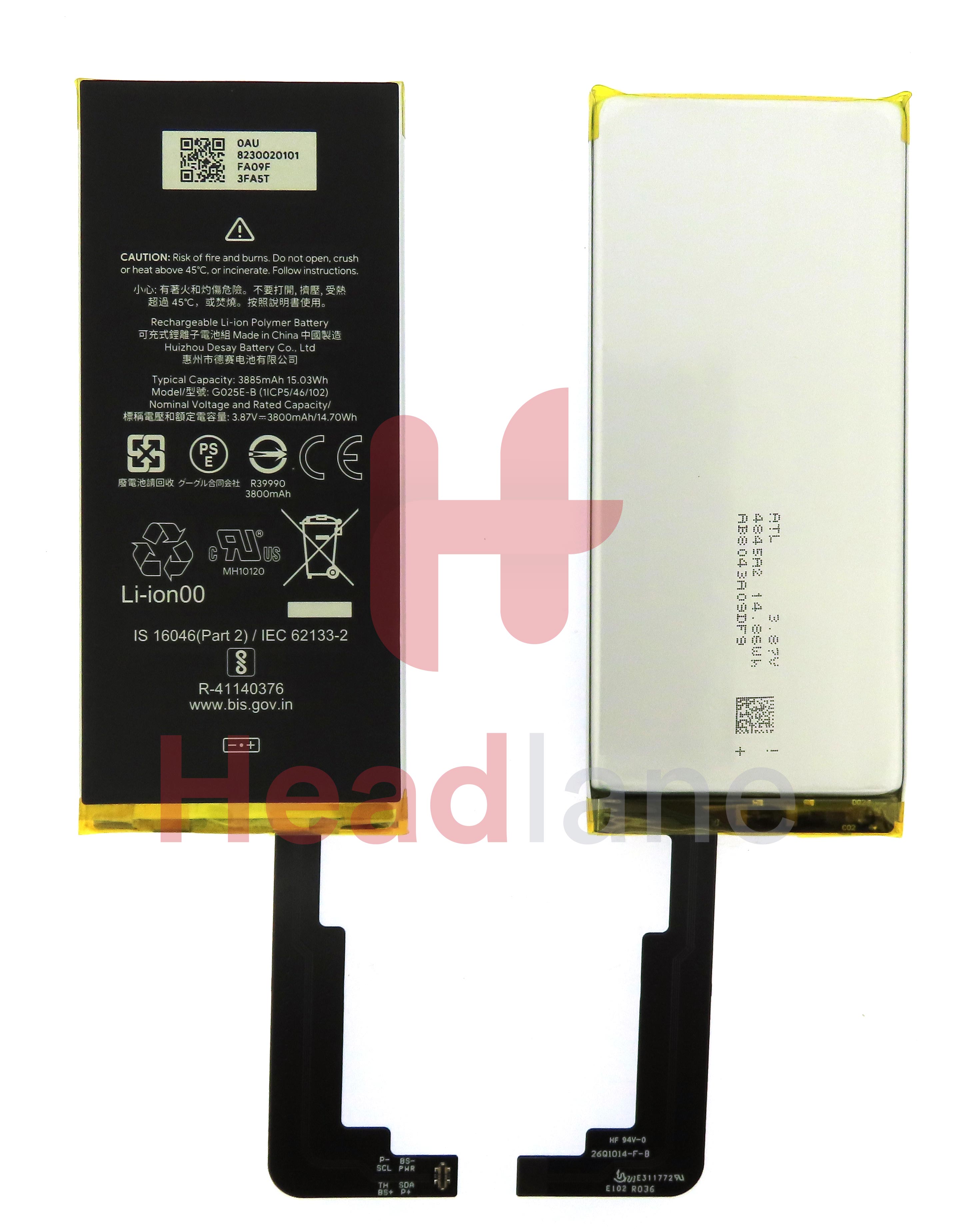 Google Pixel 4A 5G Internal Battery