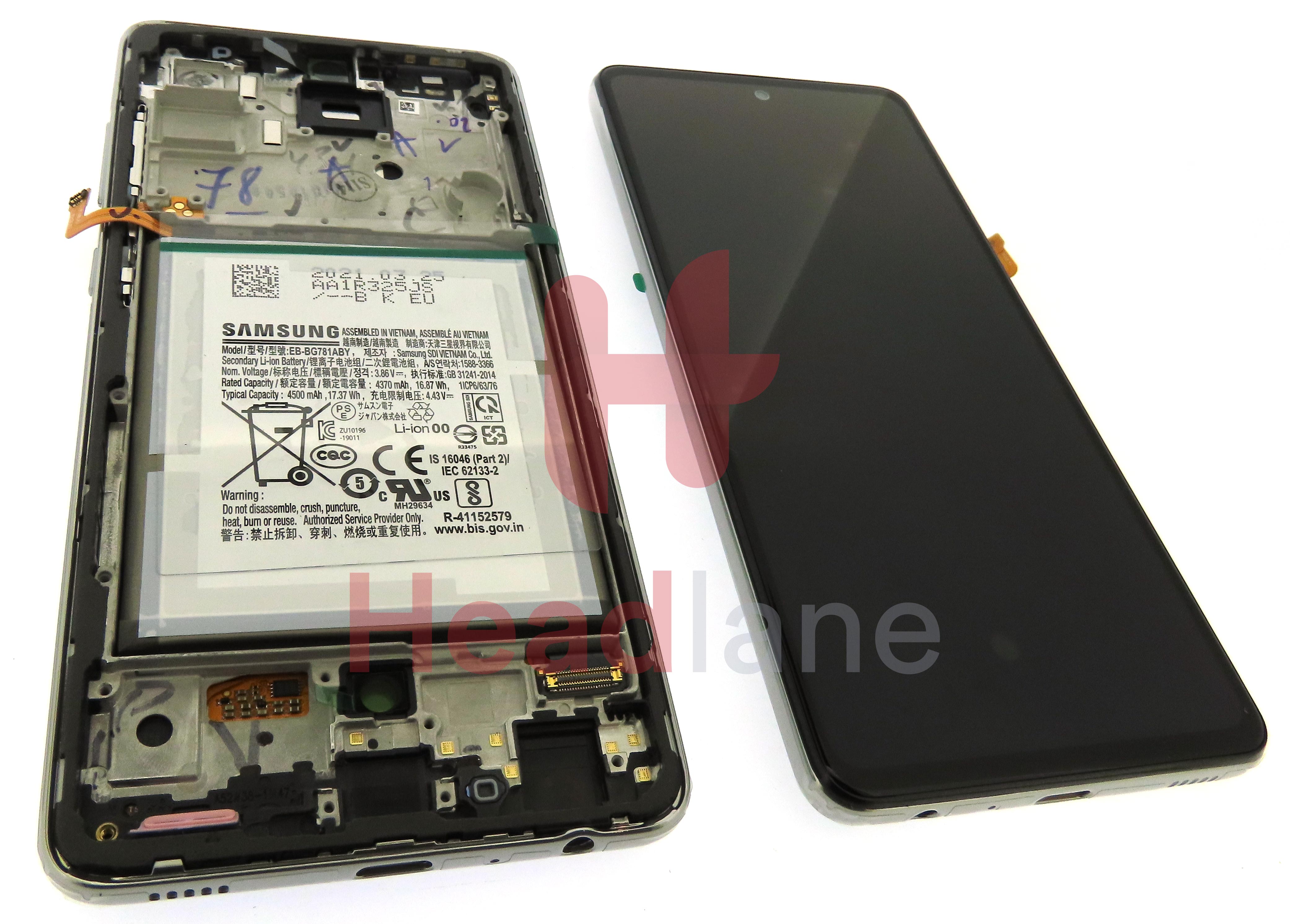 Samsung SM-A525 A526 Galaxy A52 4G A52 5G LCD Display / Screen + Touch + Battery - White