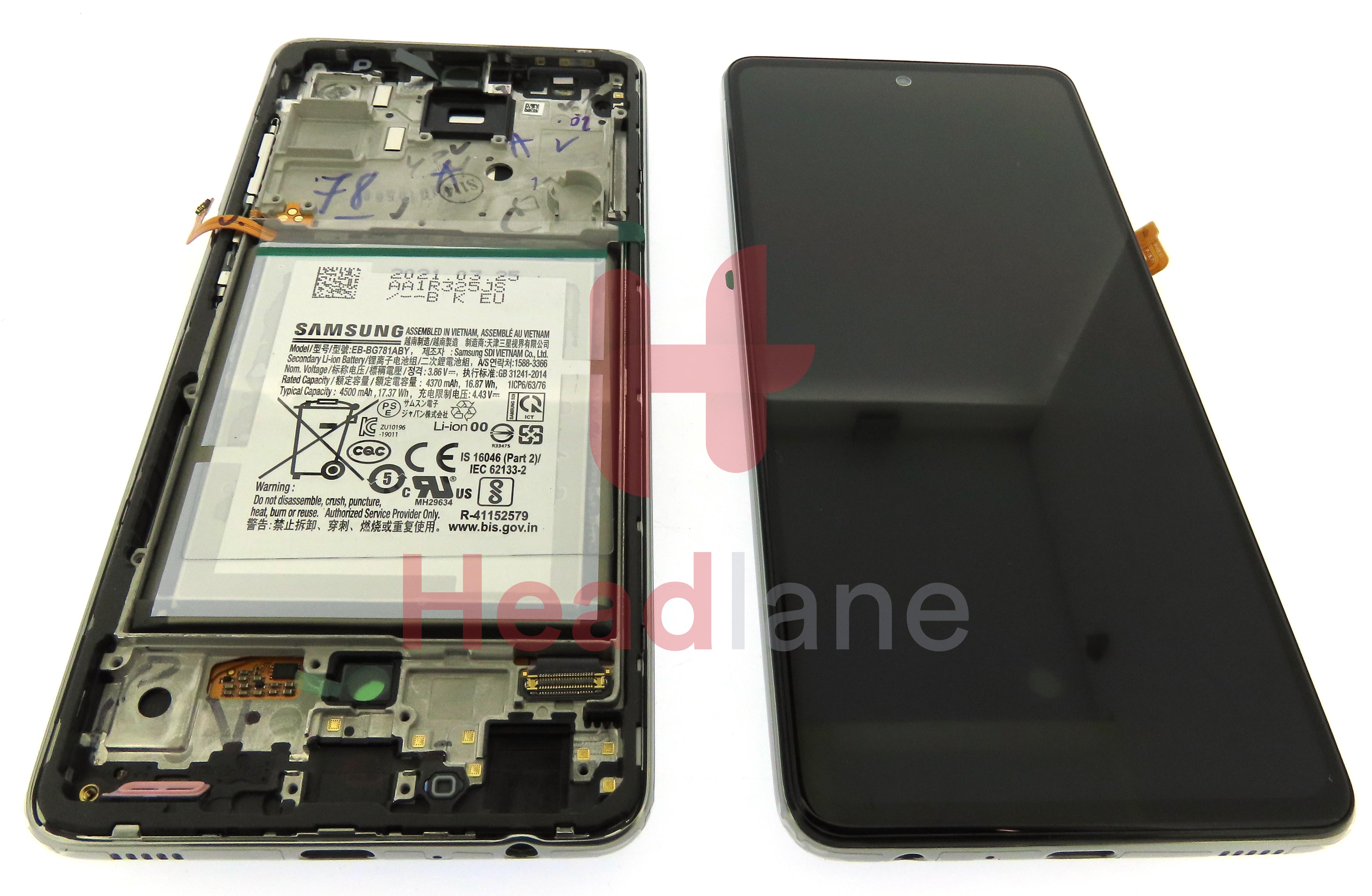 Samsung SM-A525 A526 Galaxy A52 4G A52 5G LCD Display / Screen + Touch + Battery - White