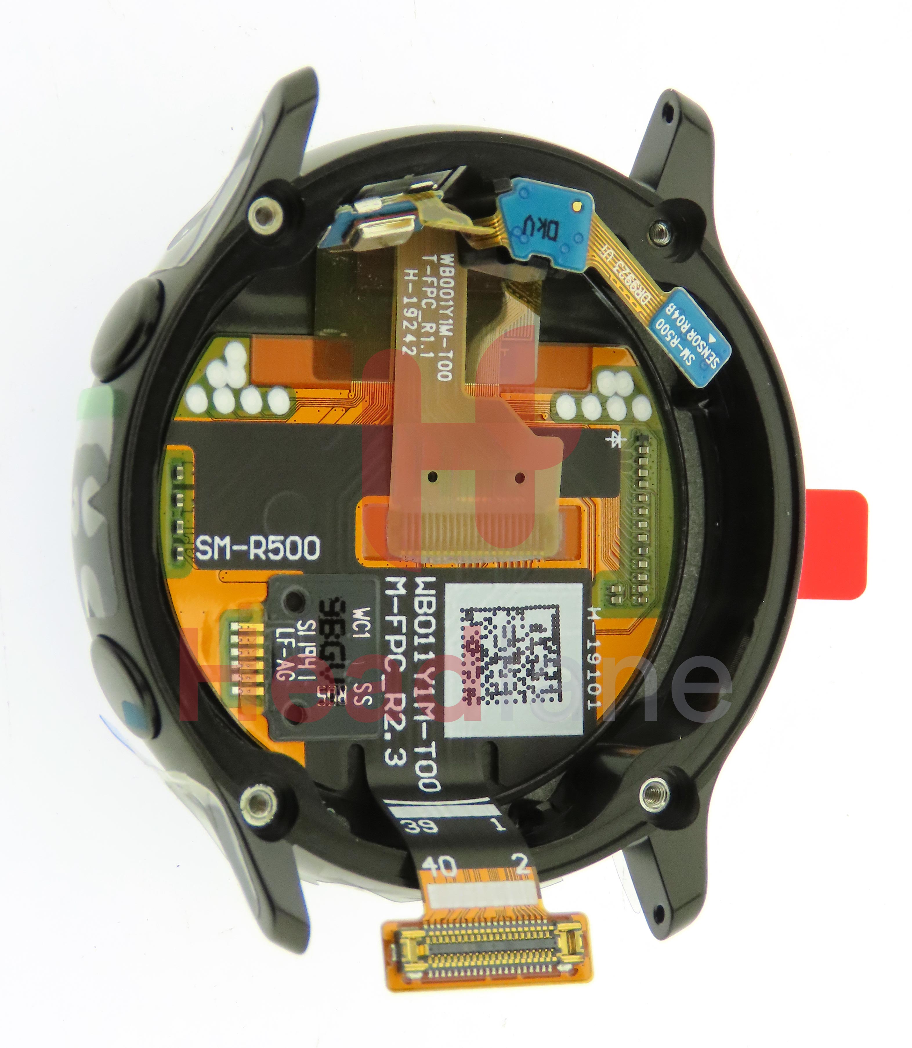 Samsung SM-R500 Galaxy Watch Active LCD Display / Screen + Touch - Black