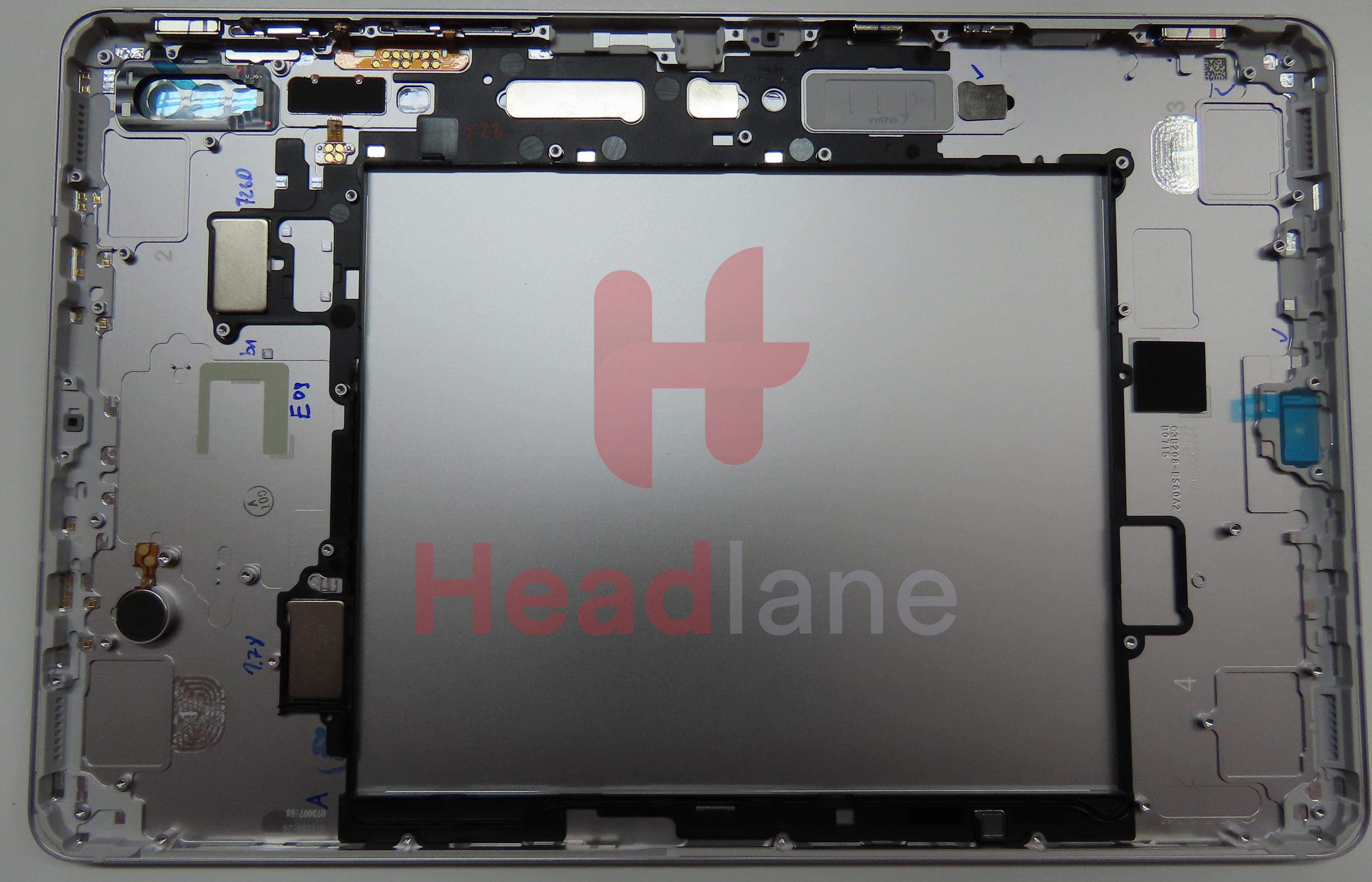 Samsung SM-T875 Galaxy Tab S7 LTE Back / Battery Cover - Silver