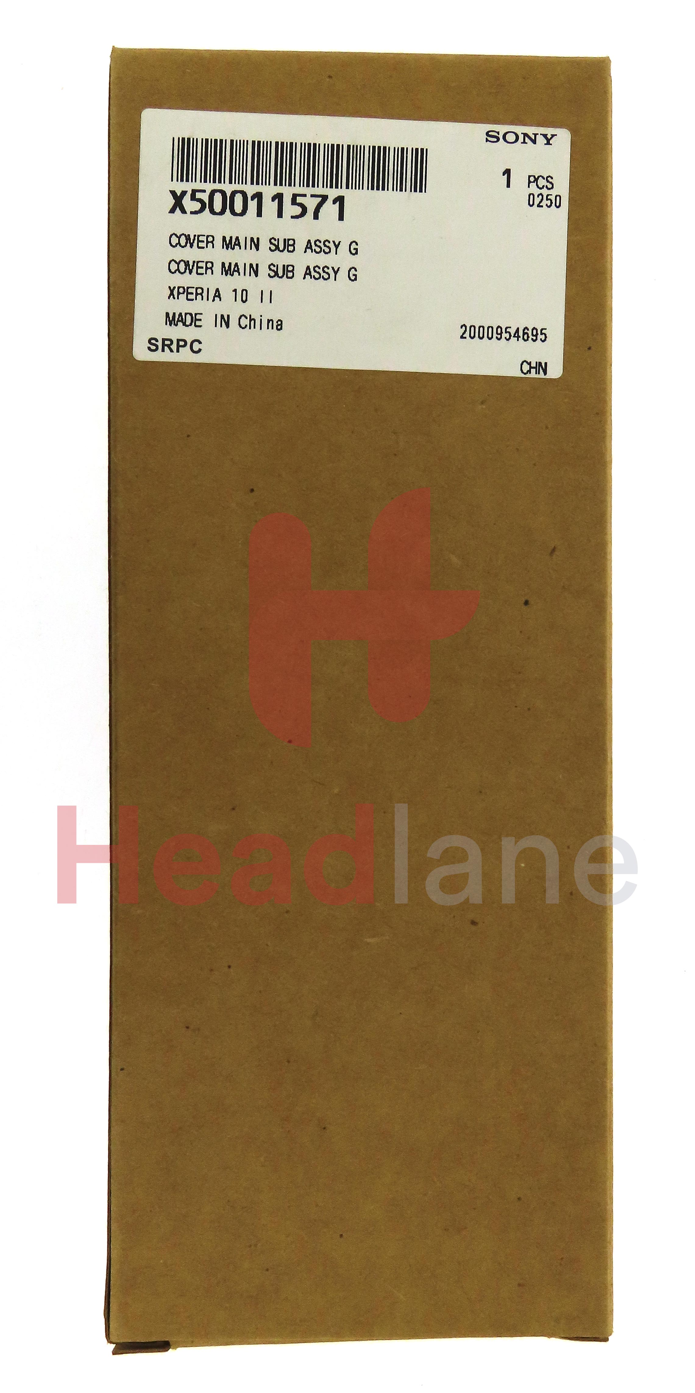 Sony XQ-AU51 XQ-AU52 Xperia 10 II Middle Cover / Chassis - Mint / Green