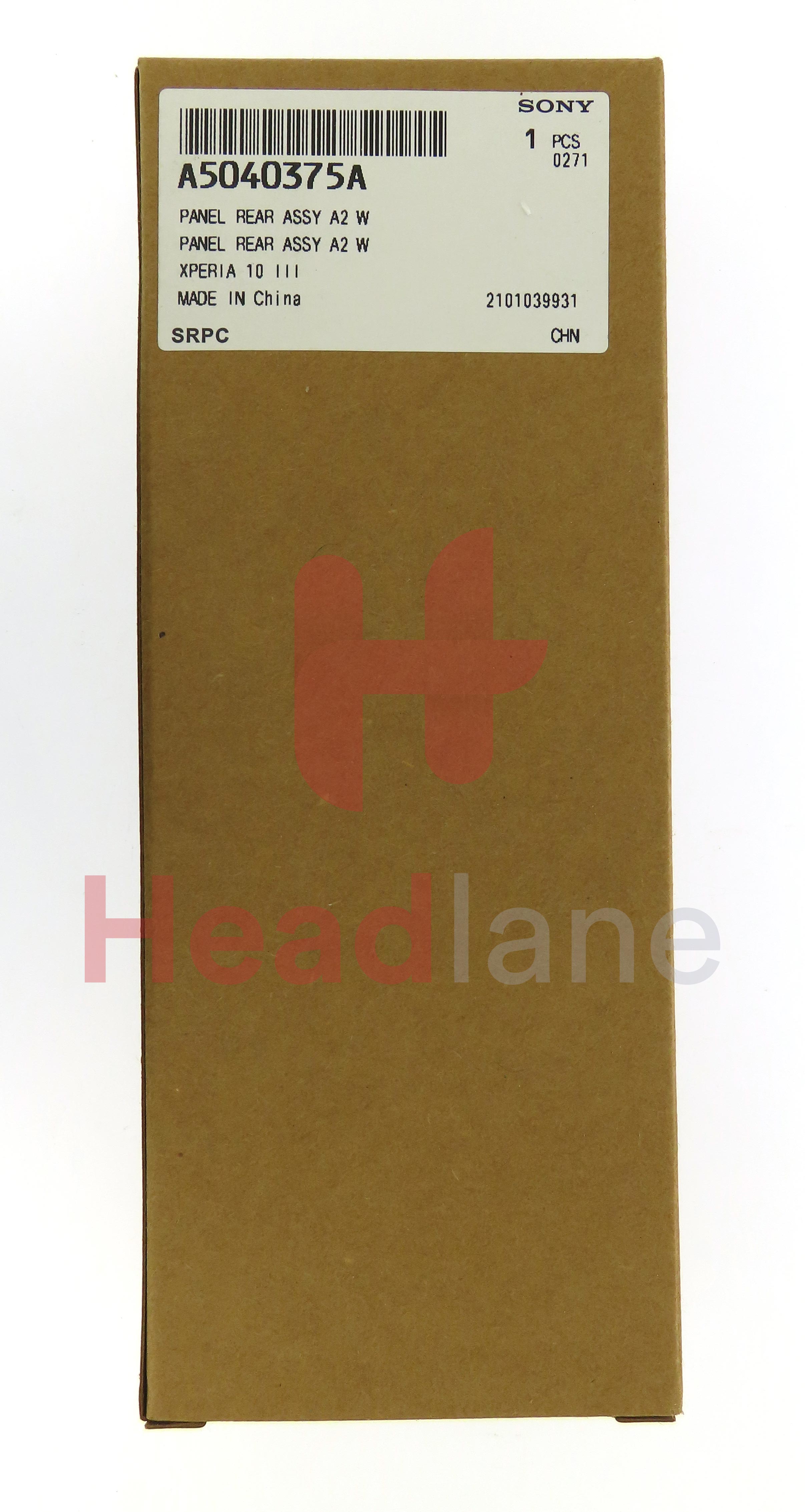 Sony XQ-BT52 Xperia10 III (Dual SIM) Back / Battery Cover - White