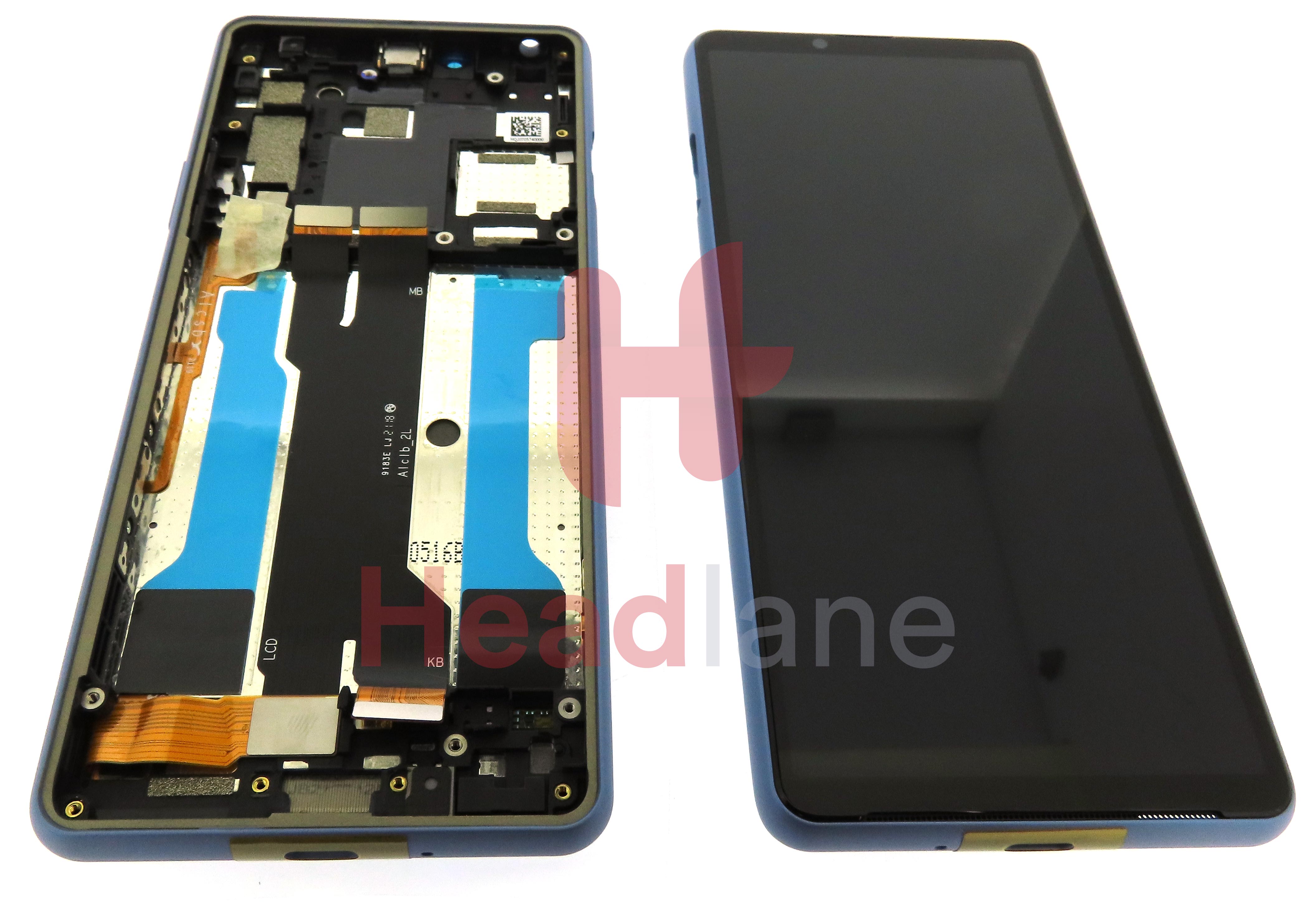 Sony XQ-BT52 Xperia 10 III (Dual SIM) LCD Display / Screen + Touch - Blue