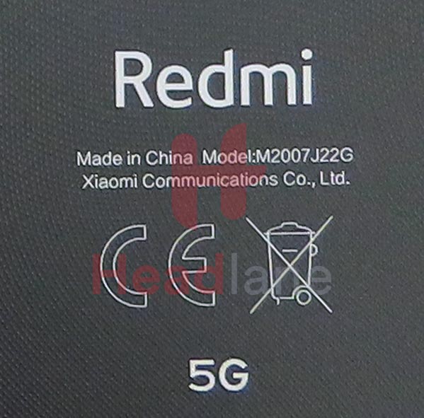 Xiaomi Redmi Note 9T 5G Back / Battery Cover - Black