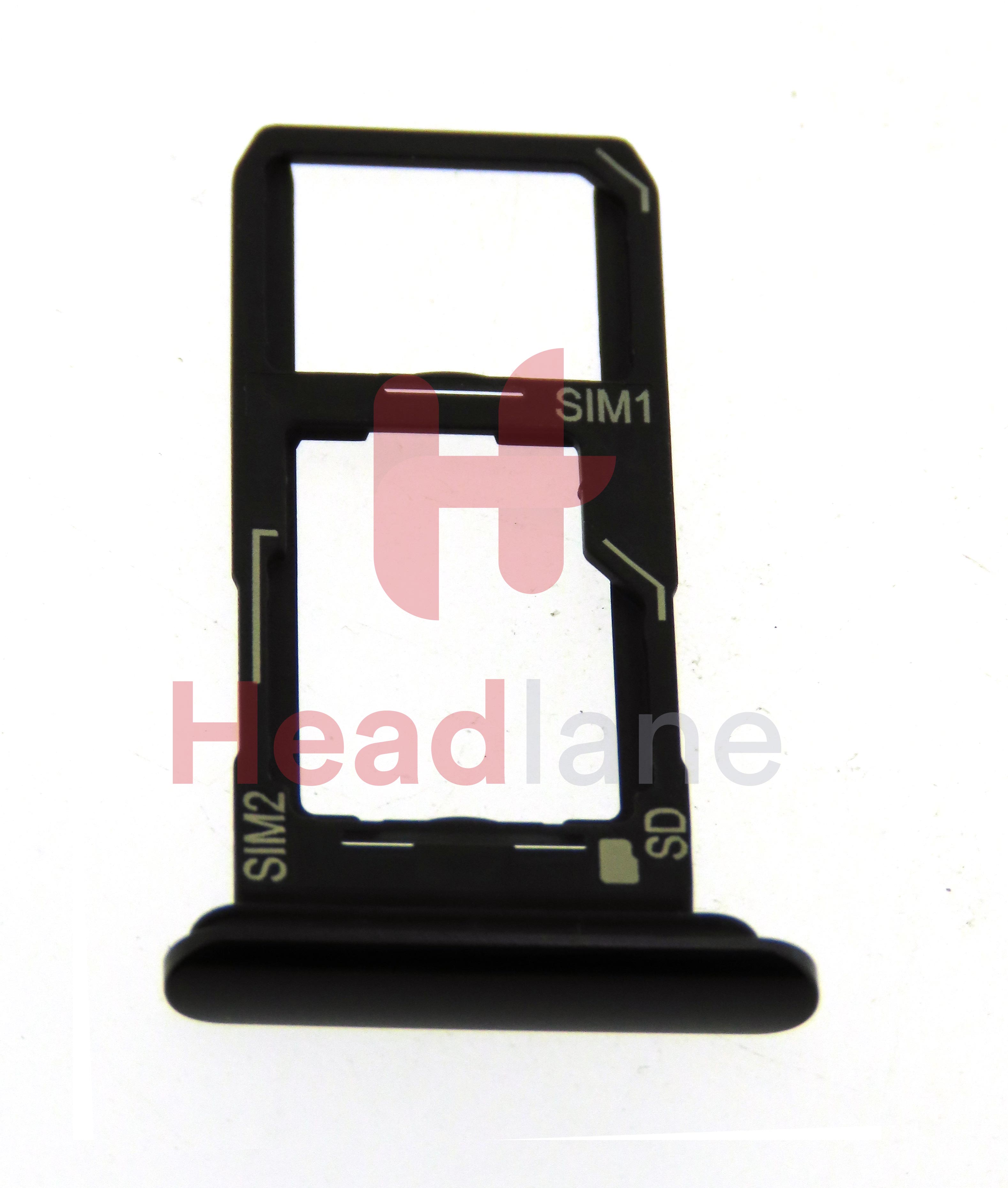 Sony XQ-AS52 Xperia 5 II Memory / SIM Card Tray (Dual SIM) - Black