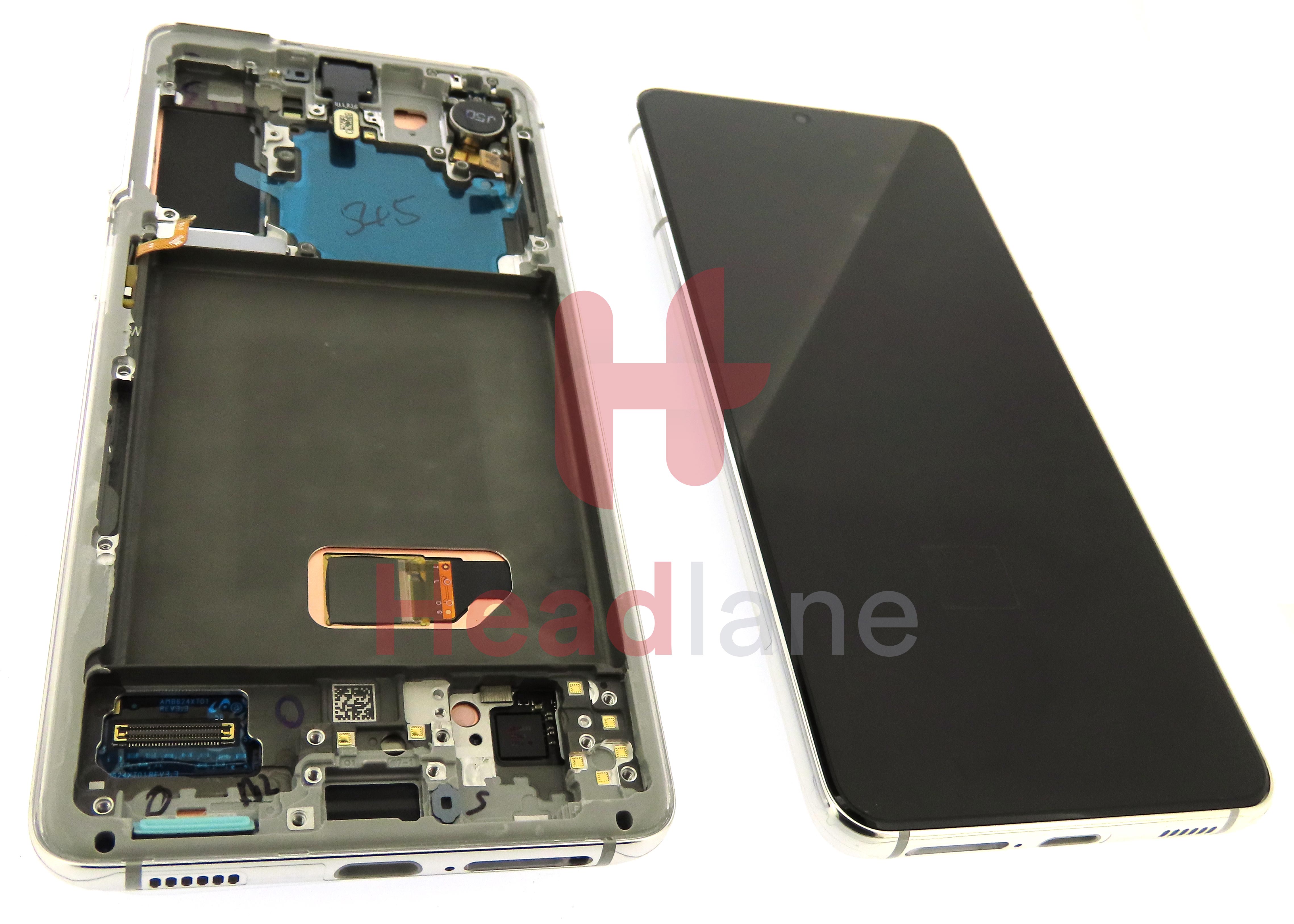 Samsung SM-G991 Galaxy S21 5G LCD Display / Screen + Touch - Phantom White