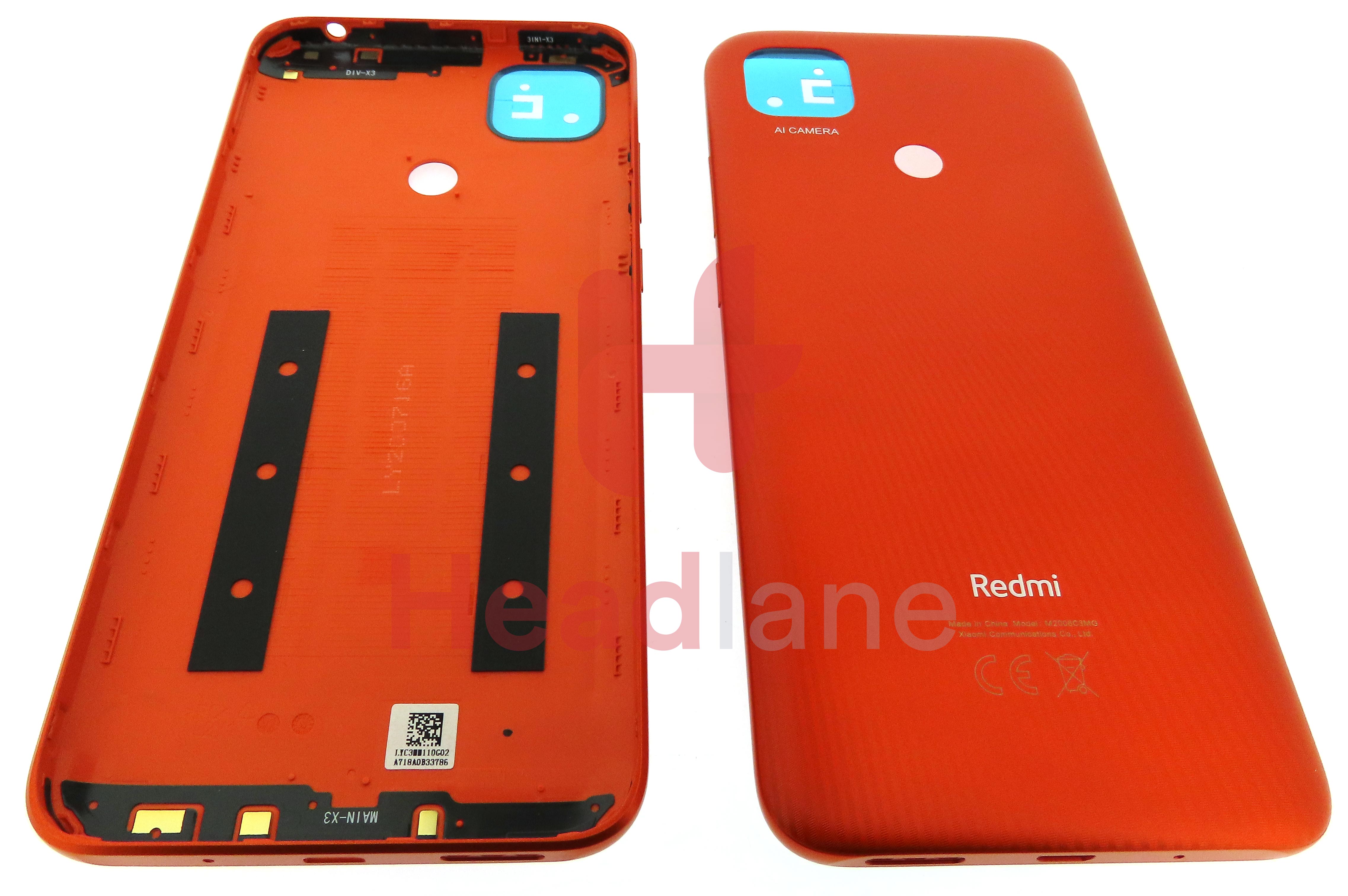 Xiaomi Redmi 9C Back / Battery Cover -Orange