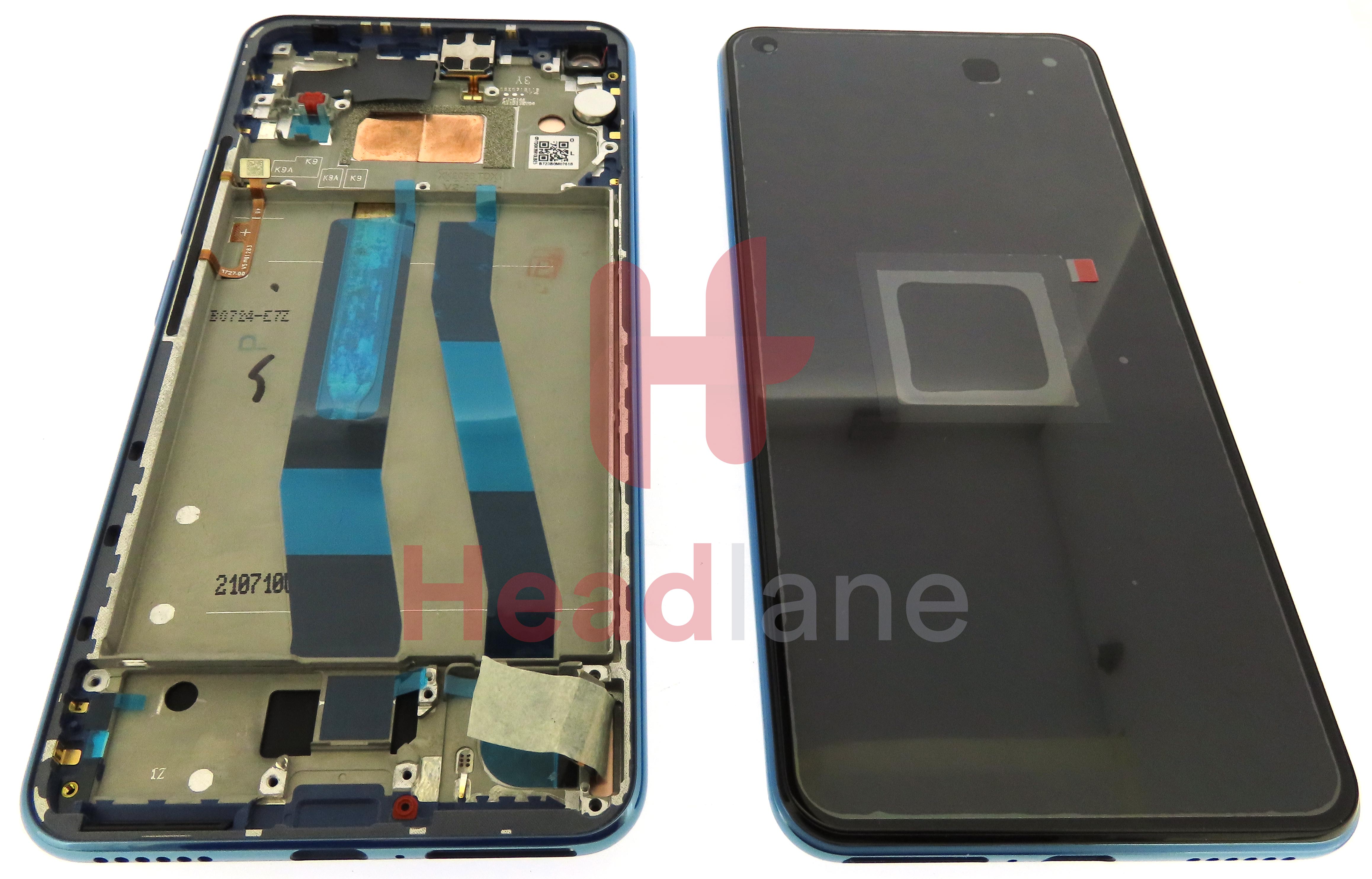 Xiaomi Mi 11 Lite 4G LCD Display / Screen + Touch - Blue