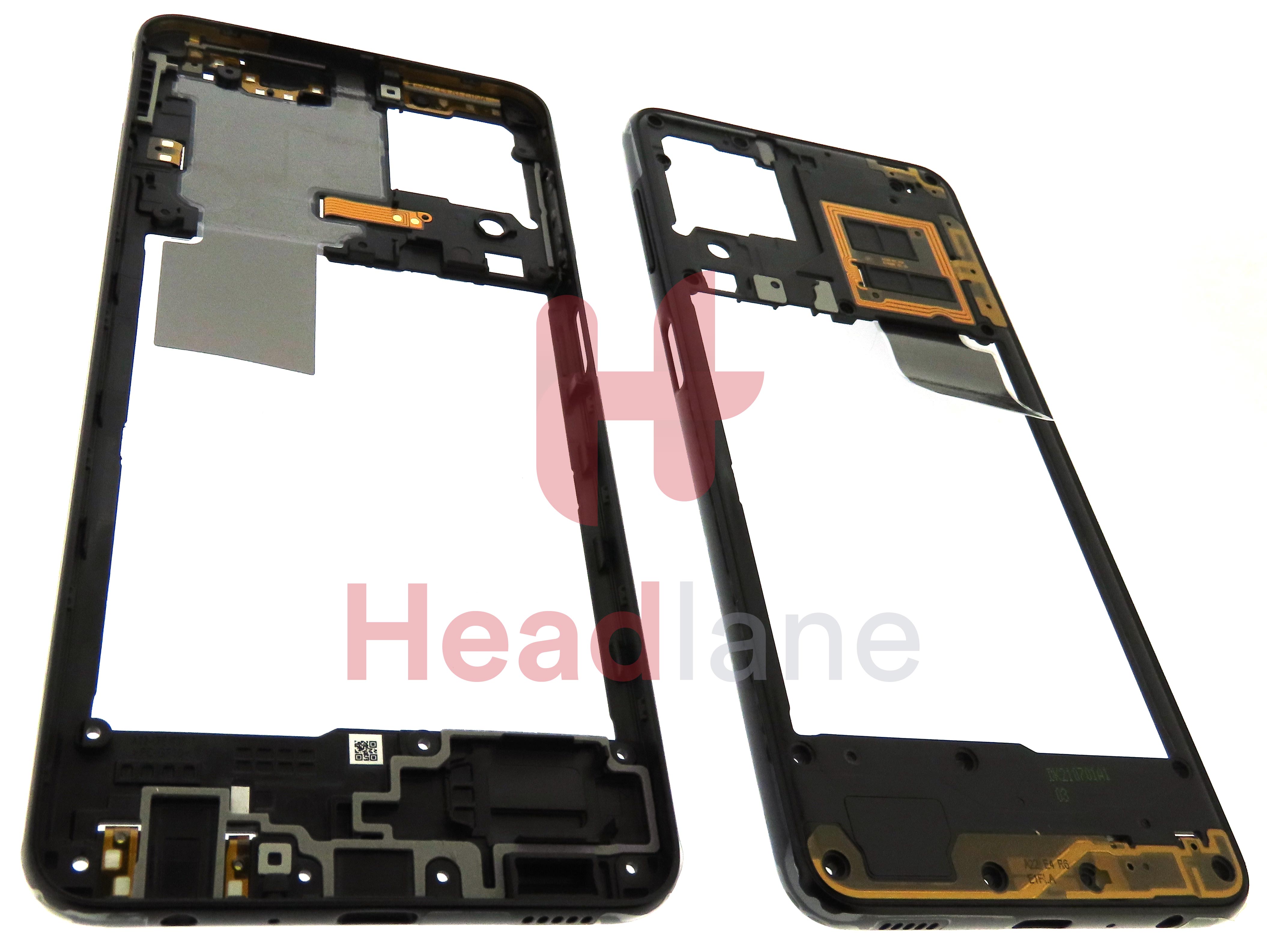 Samsung SM-A225 Galaxy A22 4G Middle Cover / Chassis - Black