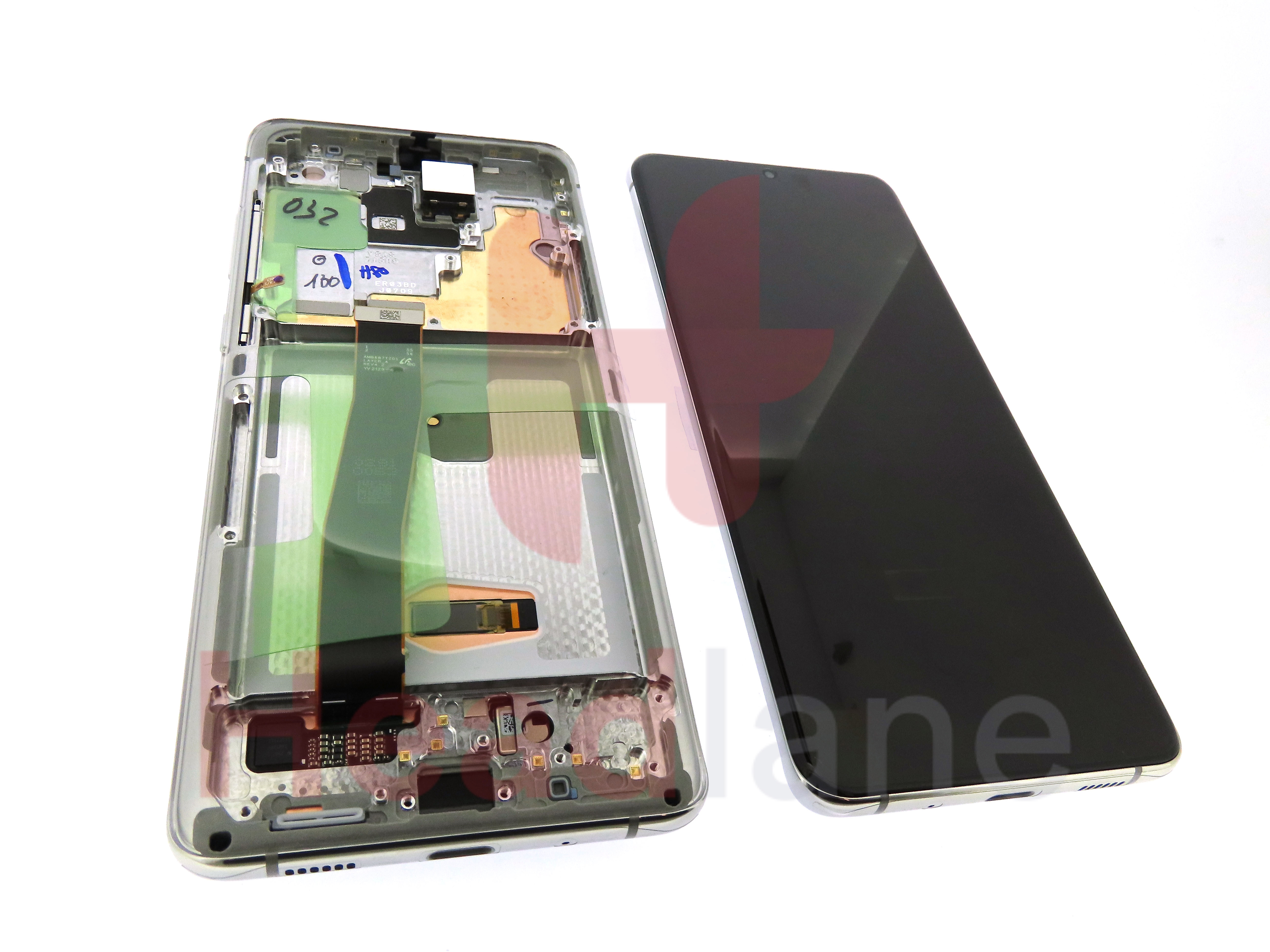 Samsung SM-G988 Galaxy S20 Ultra LCD Display / Screen + Touch - White (No Camera)