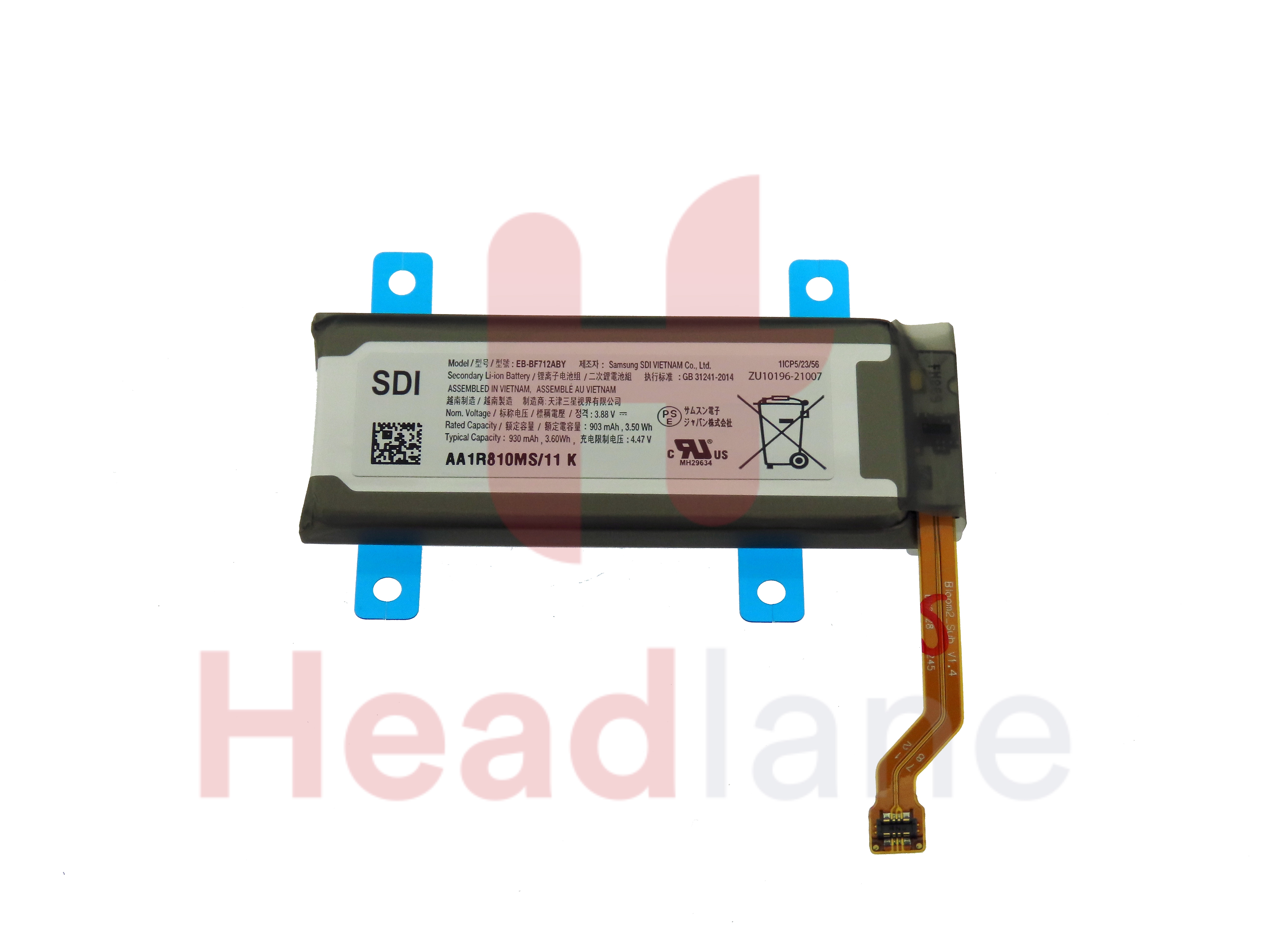 Samsung SM-F711 Galaxy Z Flip3 5G EB-BF712ABY Internal Battery (Samsung SDI)