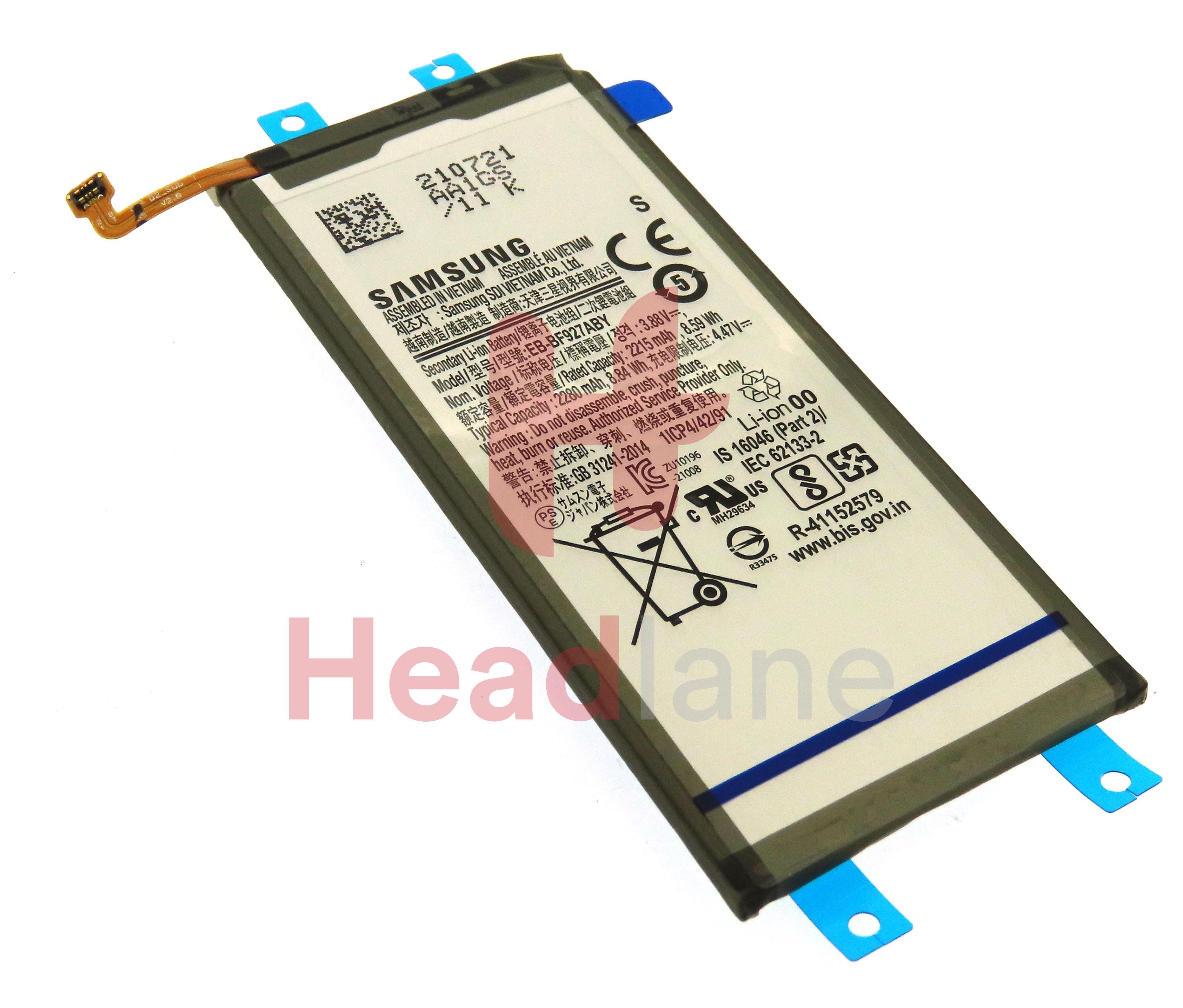 Samsung SM-F926 Galaxy Z Fold3 5G EB-BF927ABY Sub Battery (Samsung SDI)