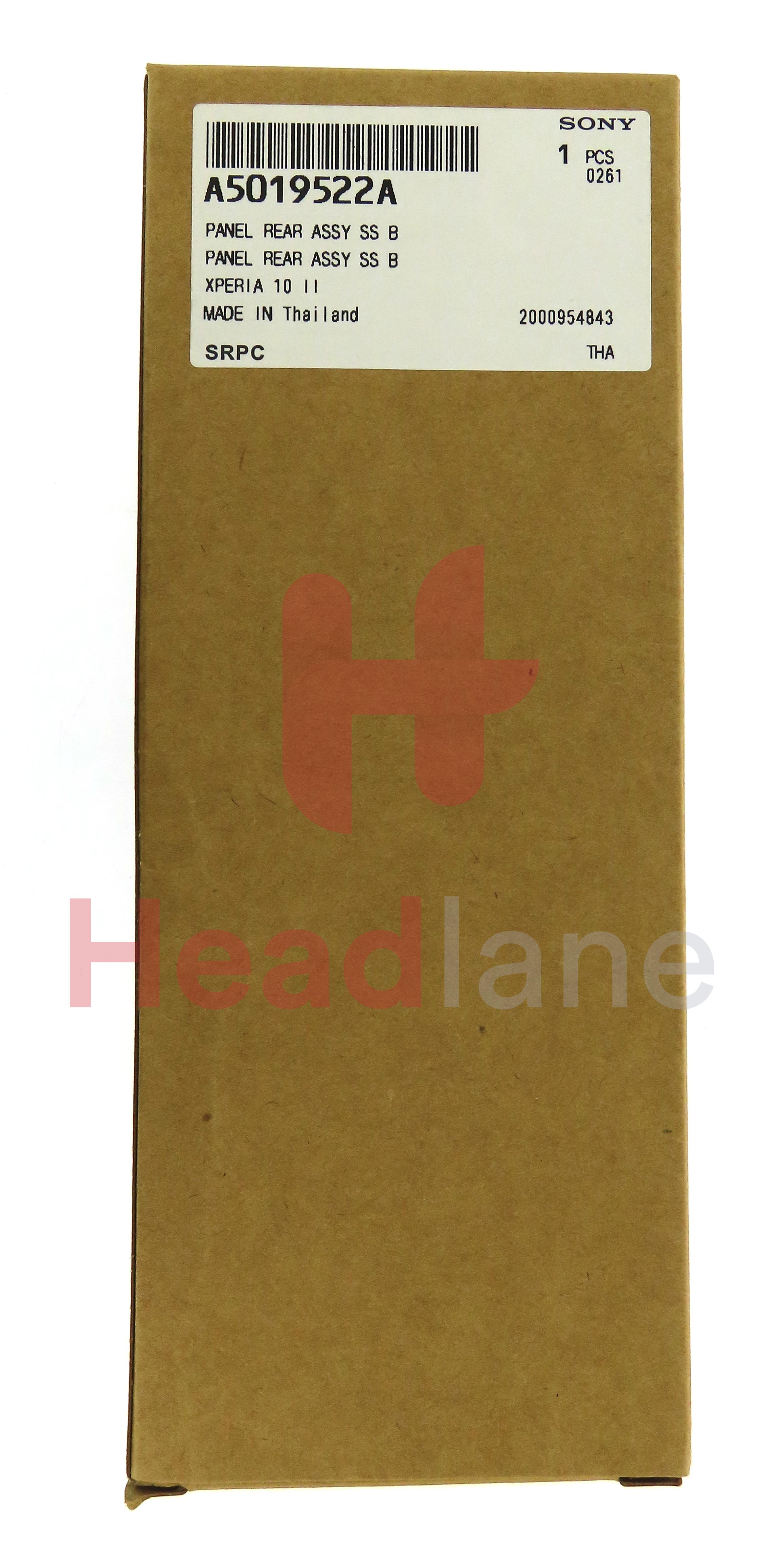 Sony XQ-AU51 Xperia 10 II Back / Battery Cover - Black (Single SIM)