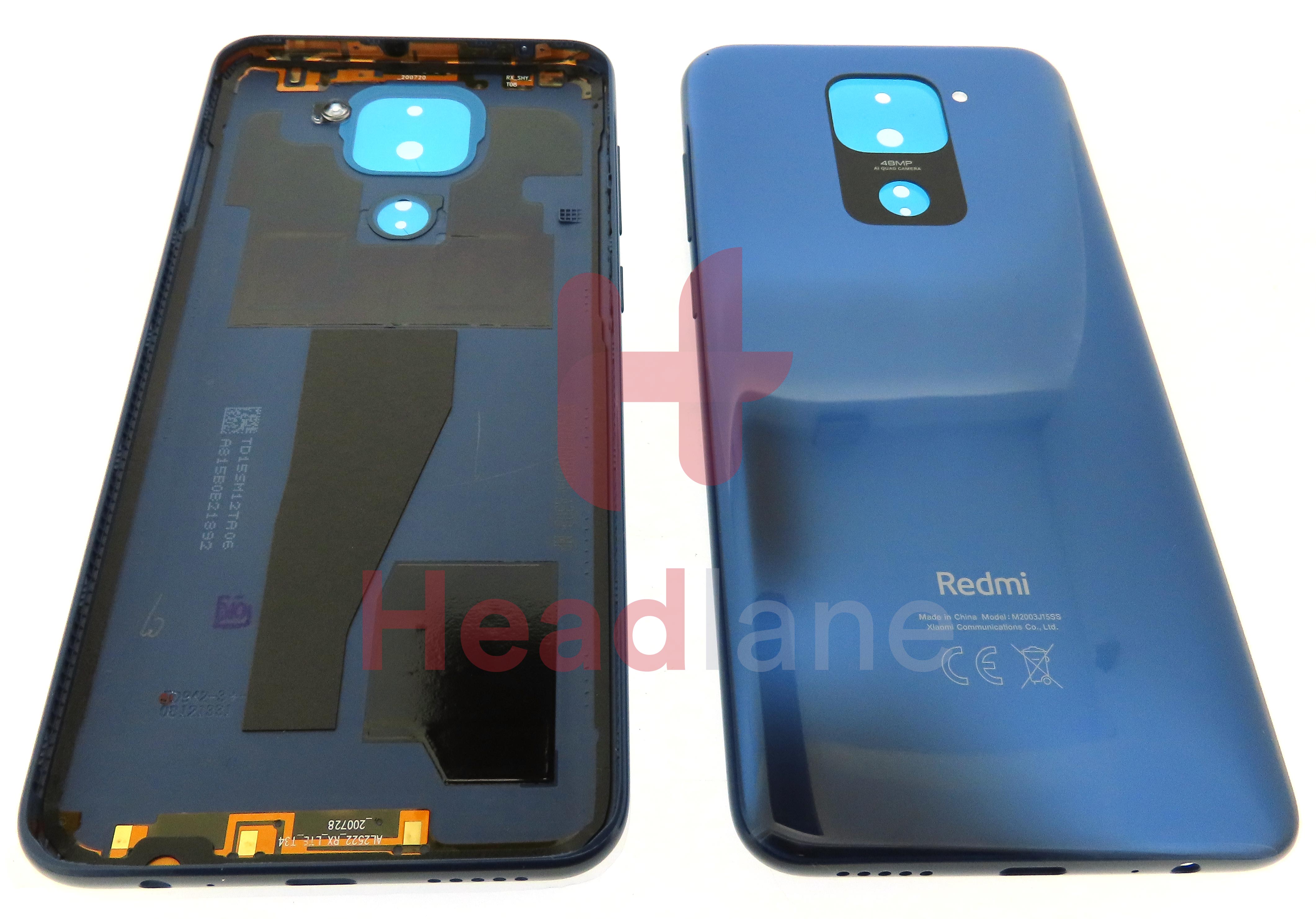 Xiaomi Redmi Note 9 Back / Battery Cover - Blue