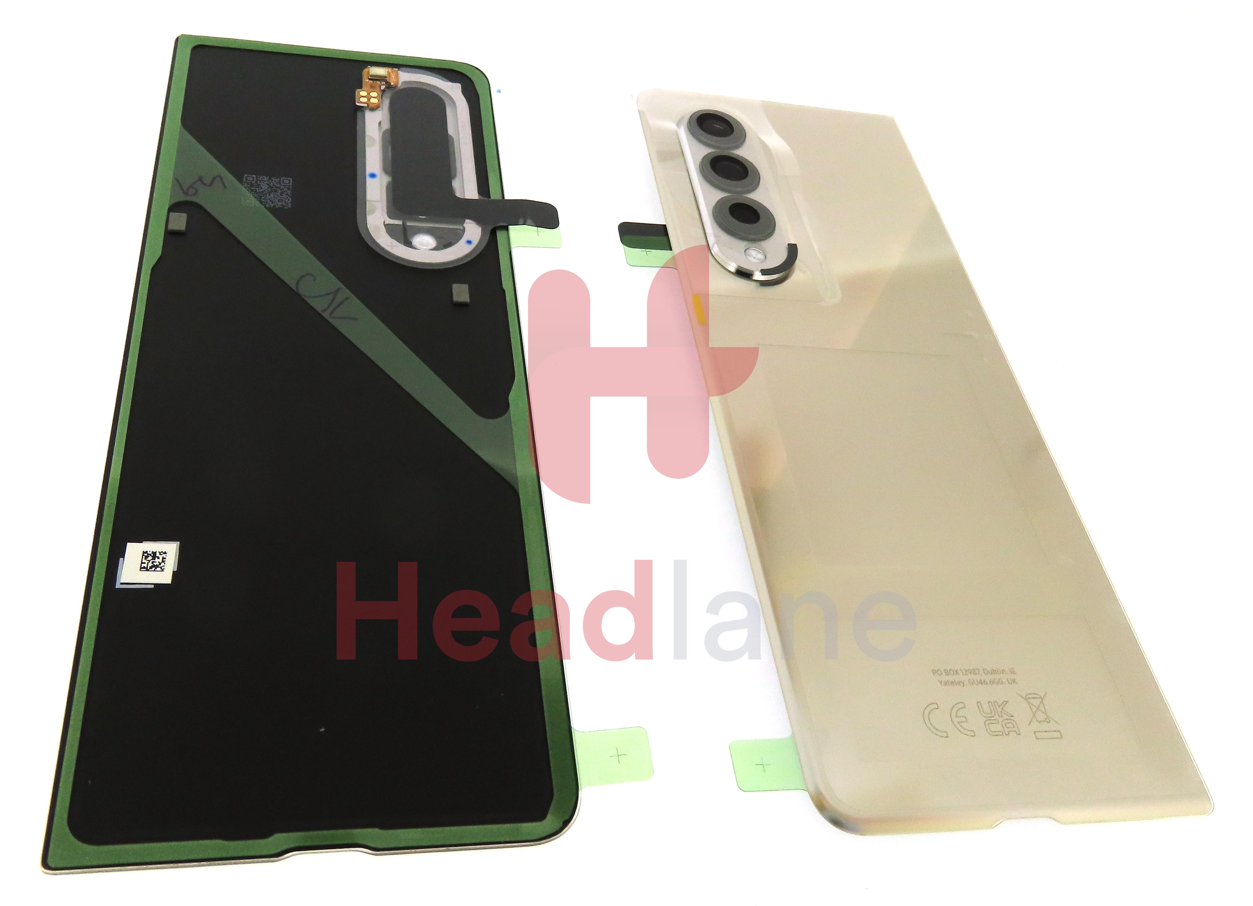 Samsung SM-F926 Galaxy Z Fold3 5G Back / Battery Cover - Phantom Silver