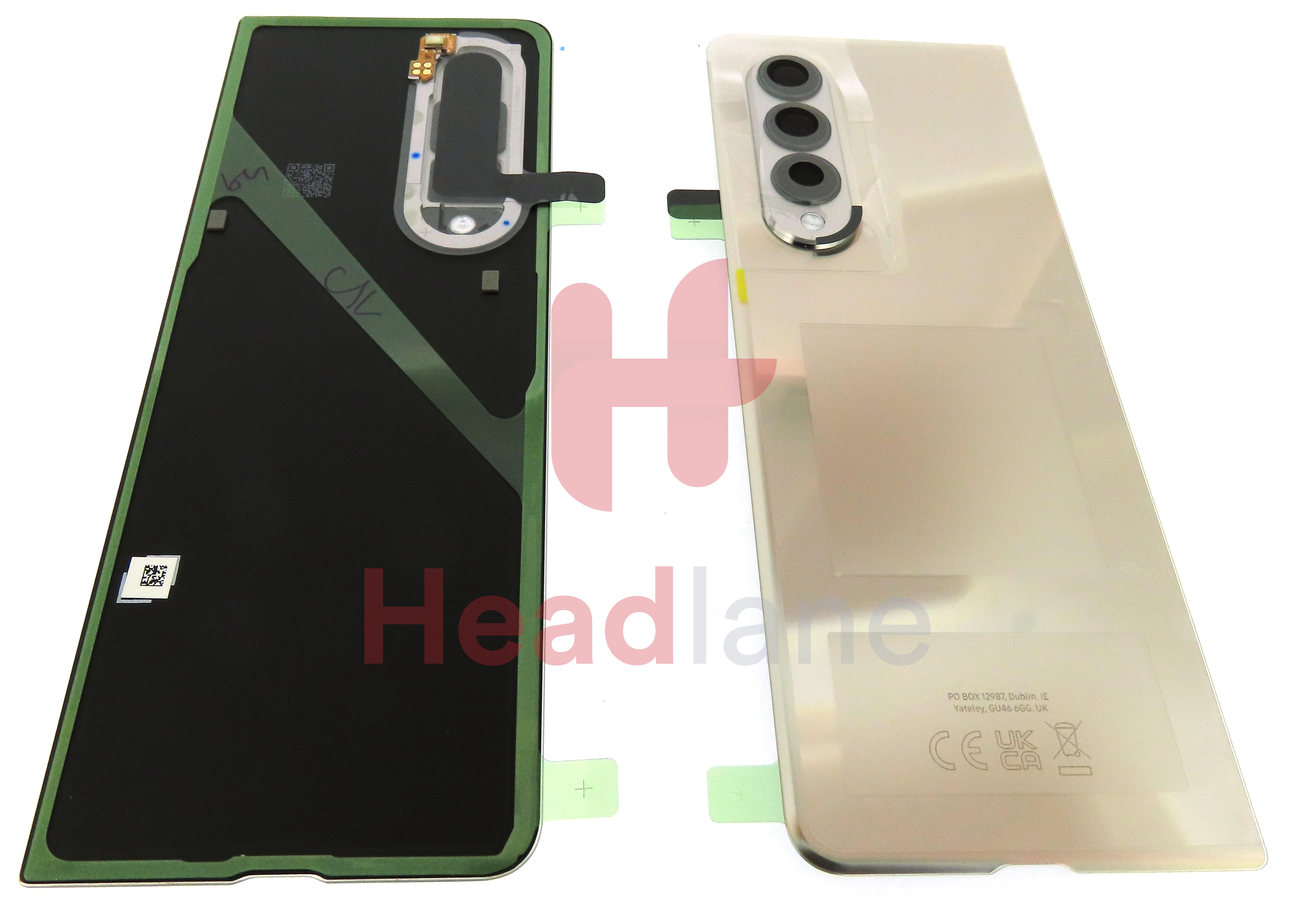 Samsung SM-F926 Galaxy Z Fold3 5G Back / Battery Cover - Phantom Silver