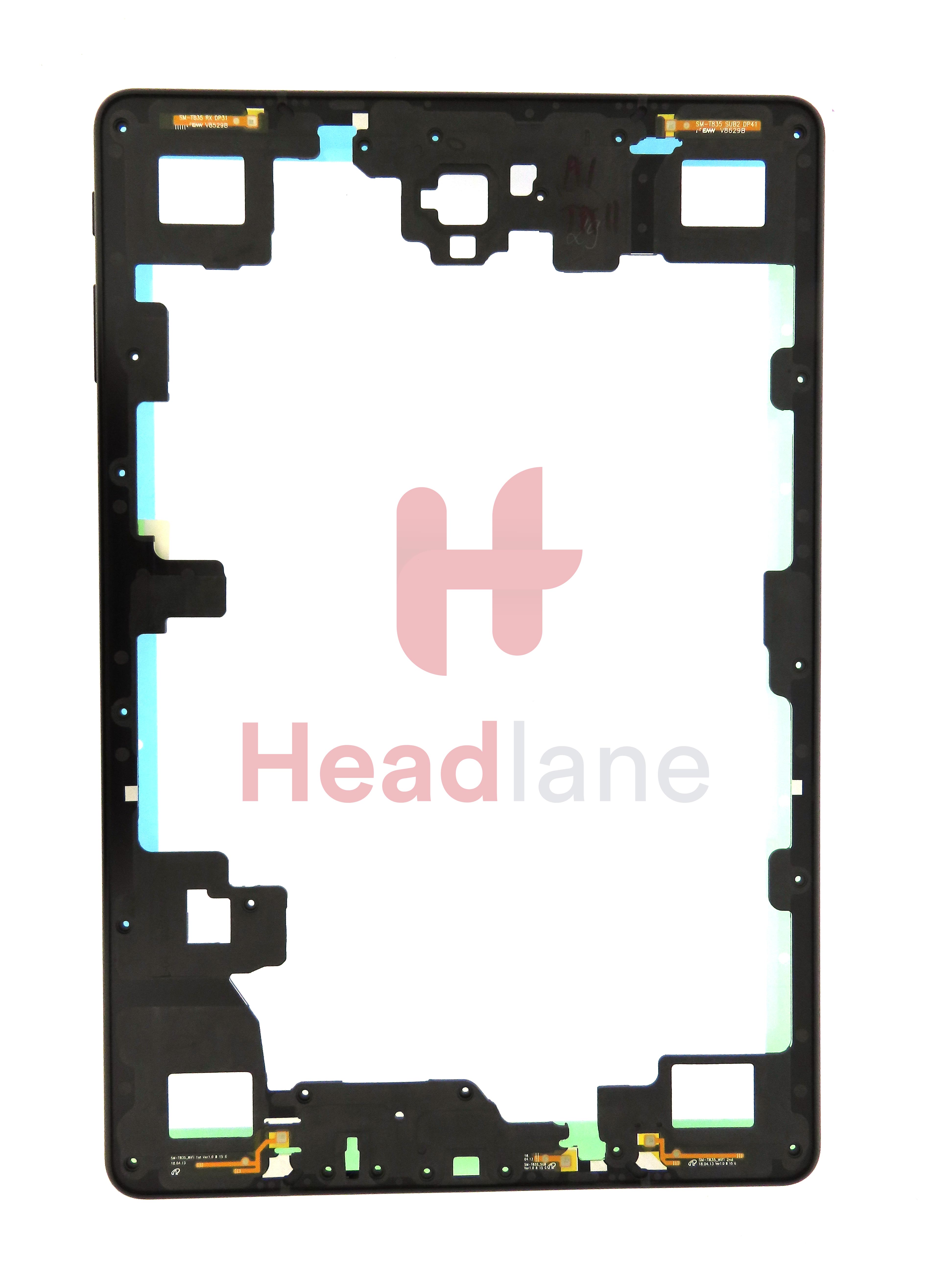 Samsung SM-T830 Galaxy Tab S4 10.5&quot; WiFi Middle Cover / Chassis - Black