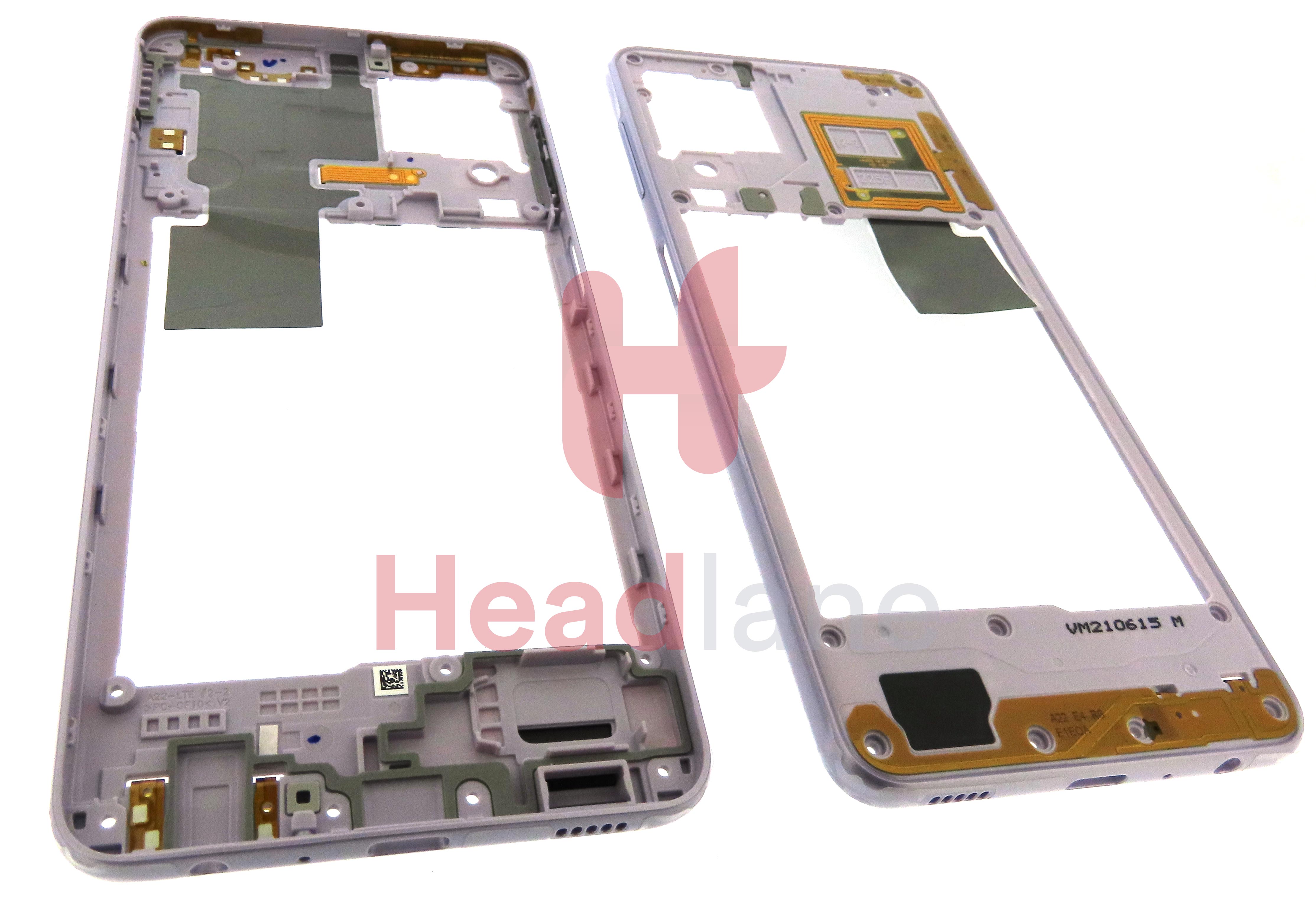 Samsung SM-A225 Galaxy A22 4G Middle Cover / Chassis - Violet