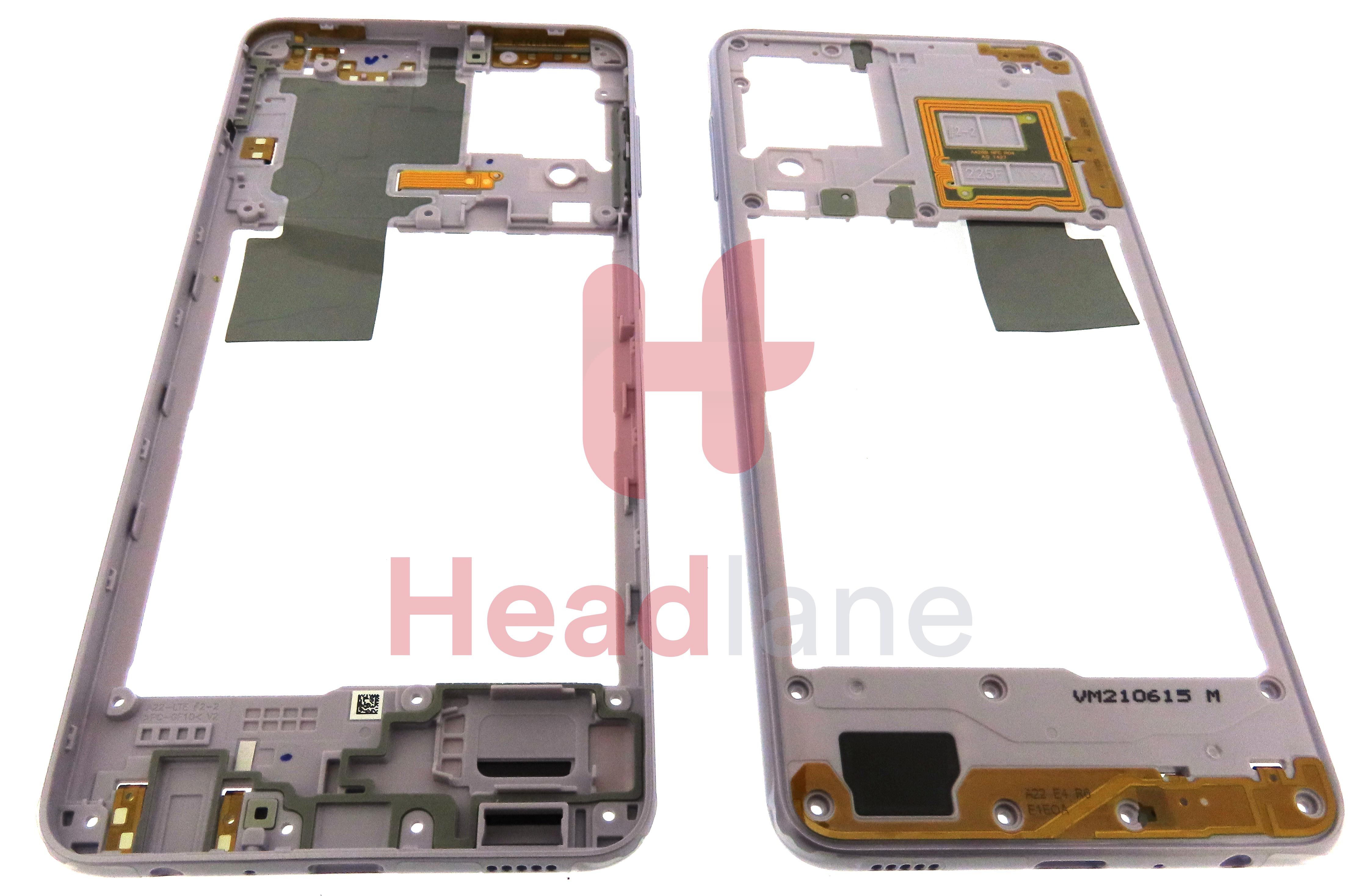 Samsung SM-A225 Galaxy A22 4G Middle Cover / Chassis - Violet