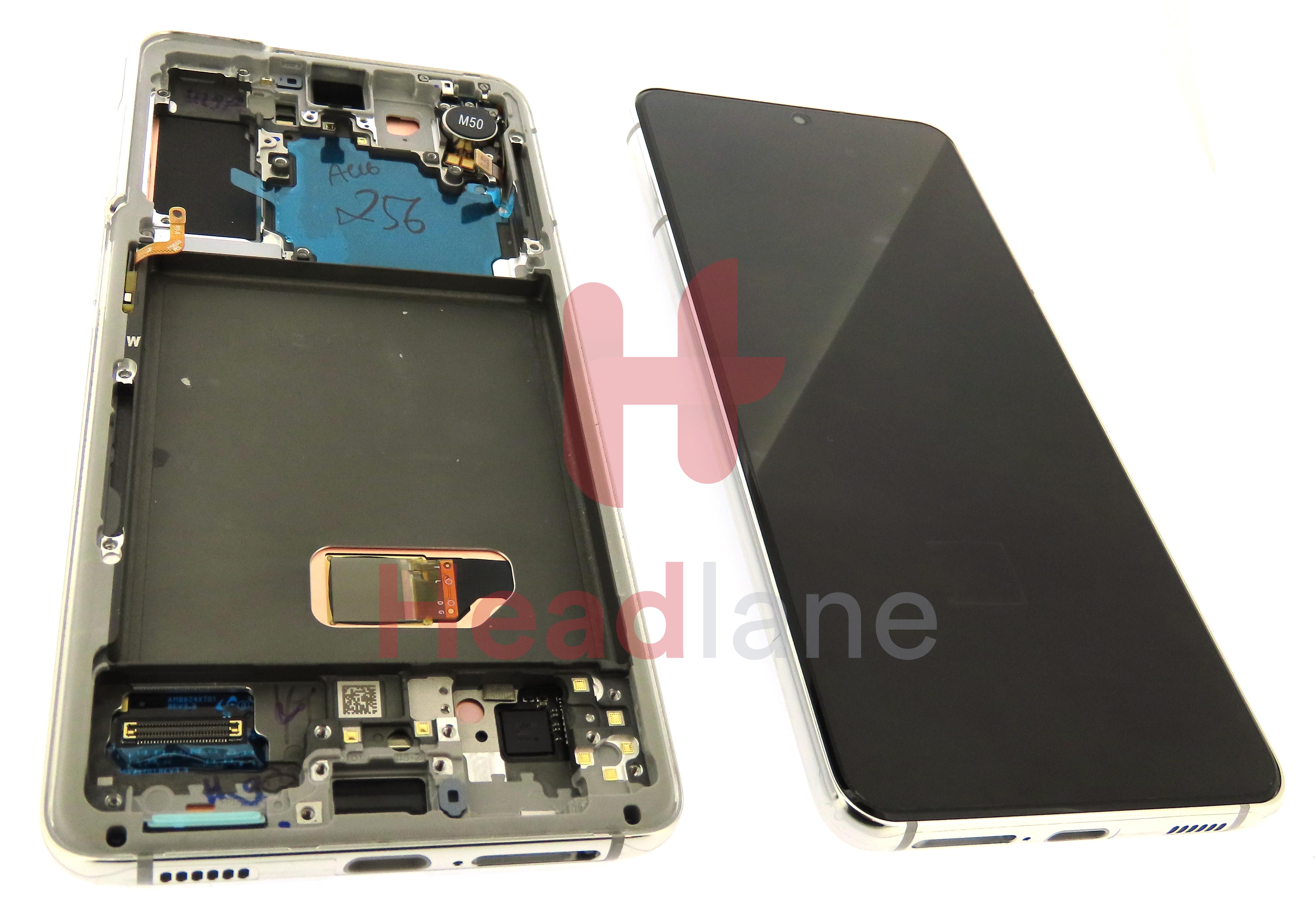 Samsung SM-G991 Galaxy S21 5G LCD Display / Screen + Touch - Phantom White (Without Camera)