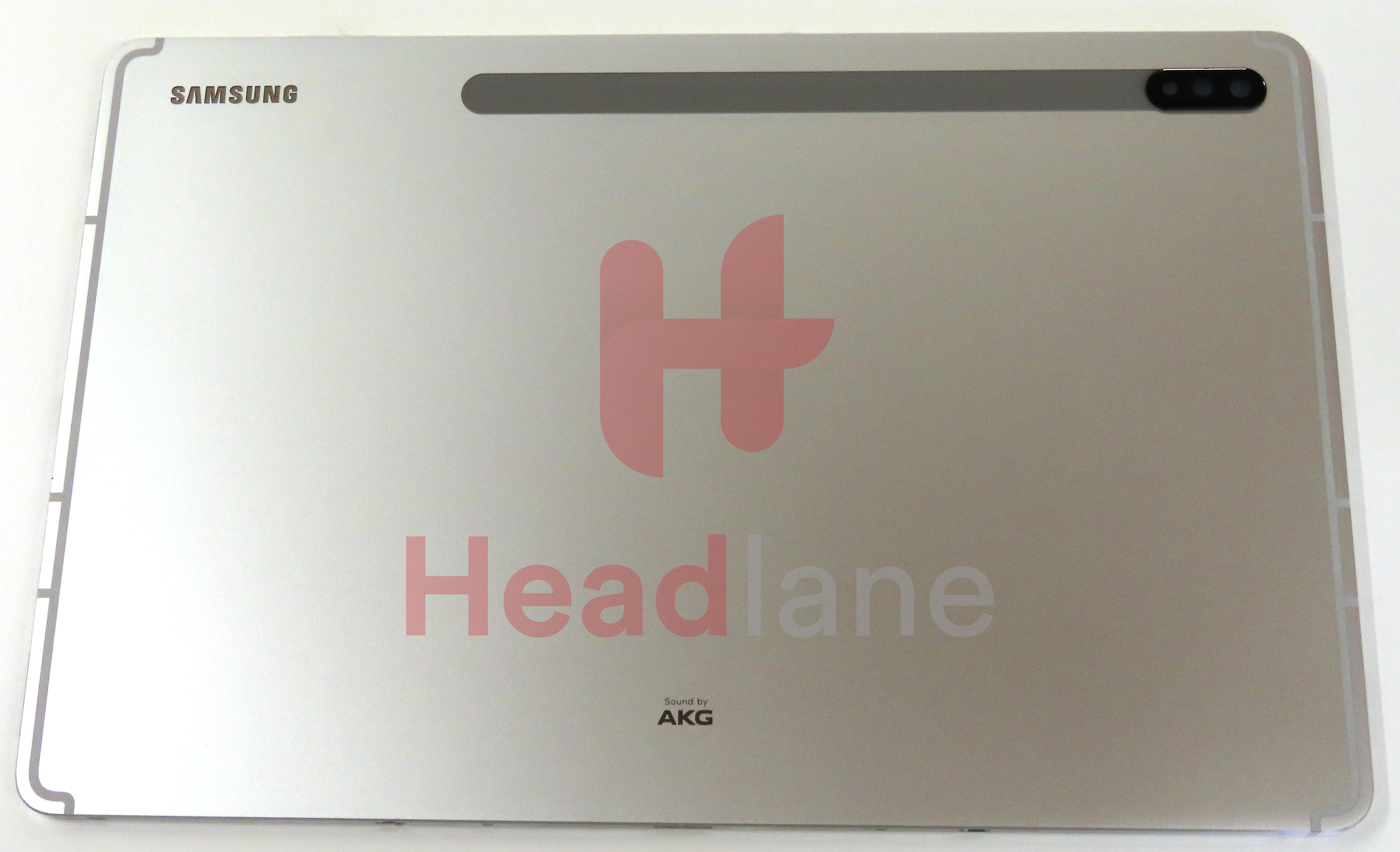 Samsung SM-T970 SM-T976 Galaxy Tab S7+ 12.4&quot; Back Cover - Silver