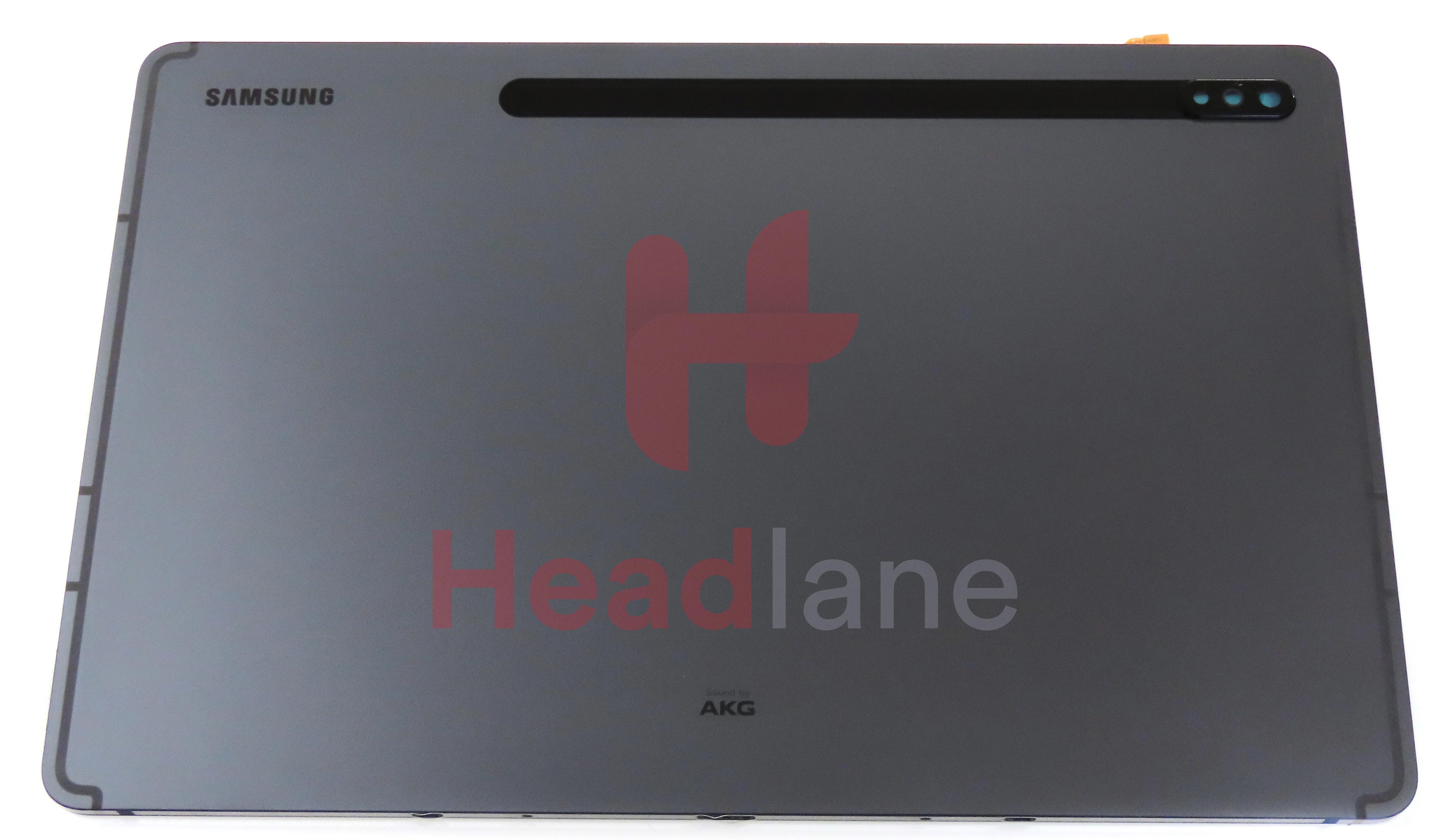 Samsung SM-T970 SM-T976 Galaxy Tab S7+ 12.4&quot; Back Cover - Black