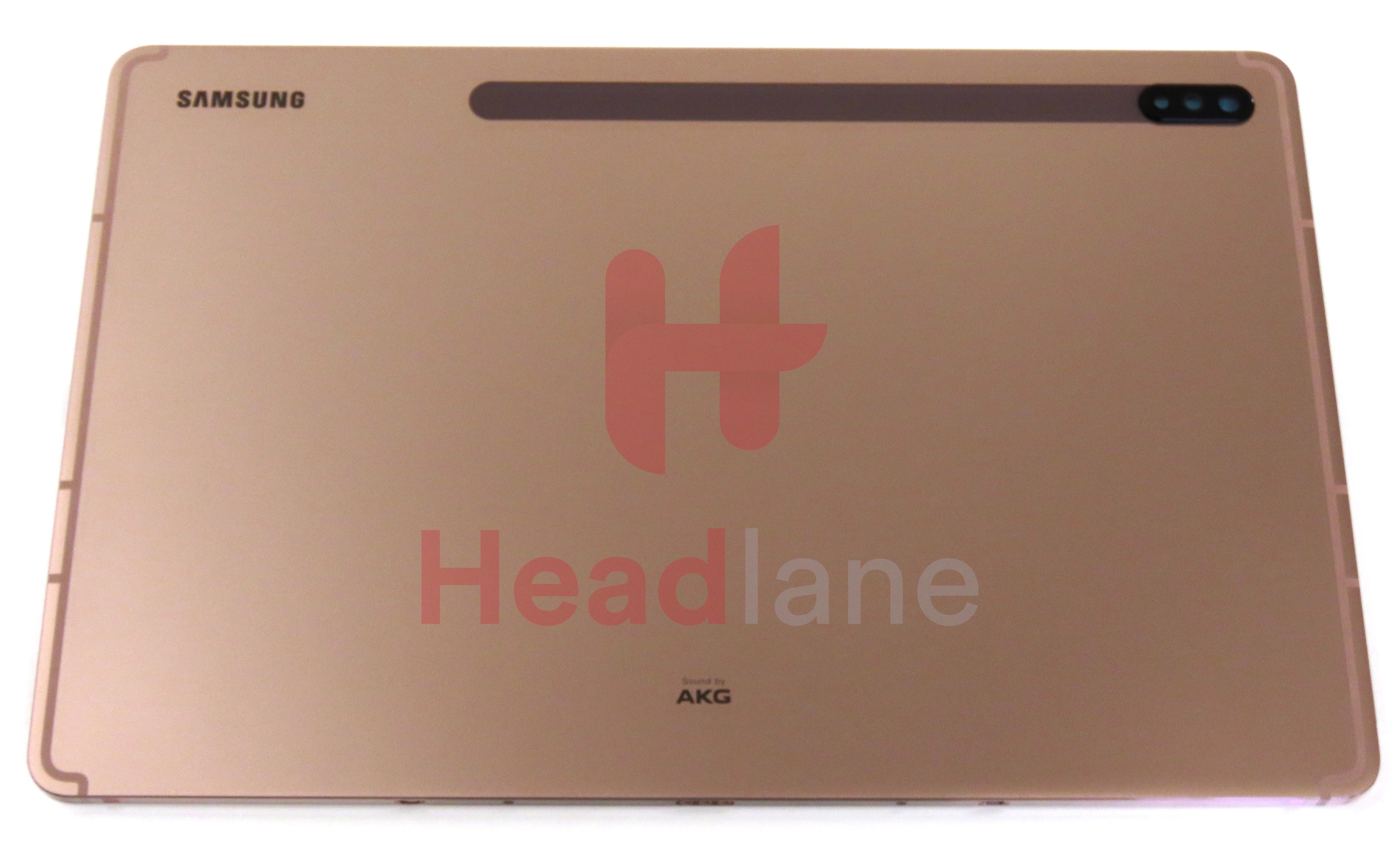 Samsung SM-T970 SM-T976 Galaxy Tab S7+ 12.4&quot; Back Cover - Bronze