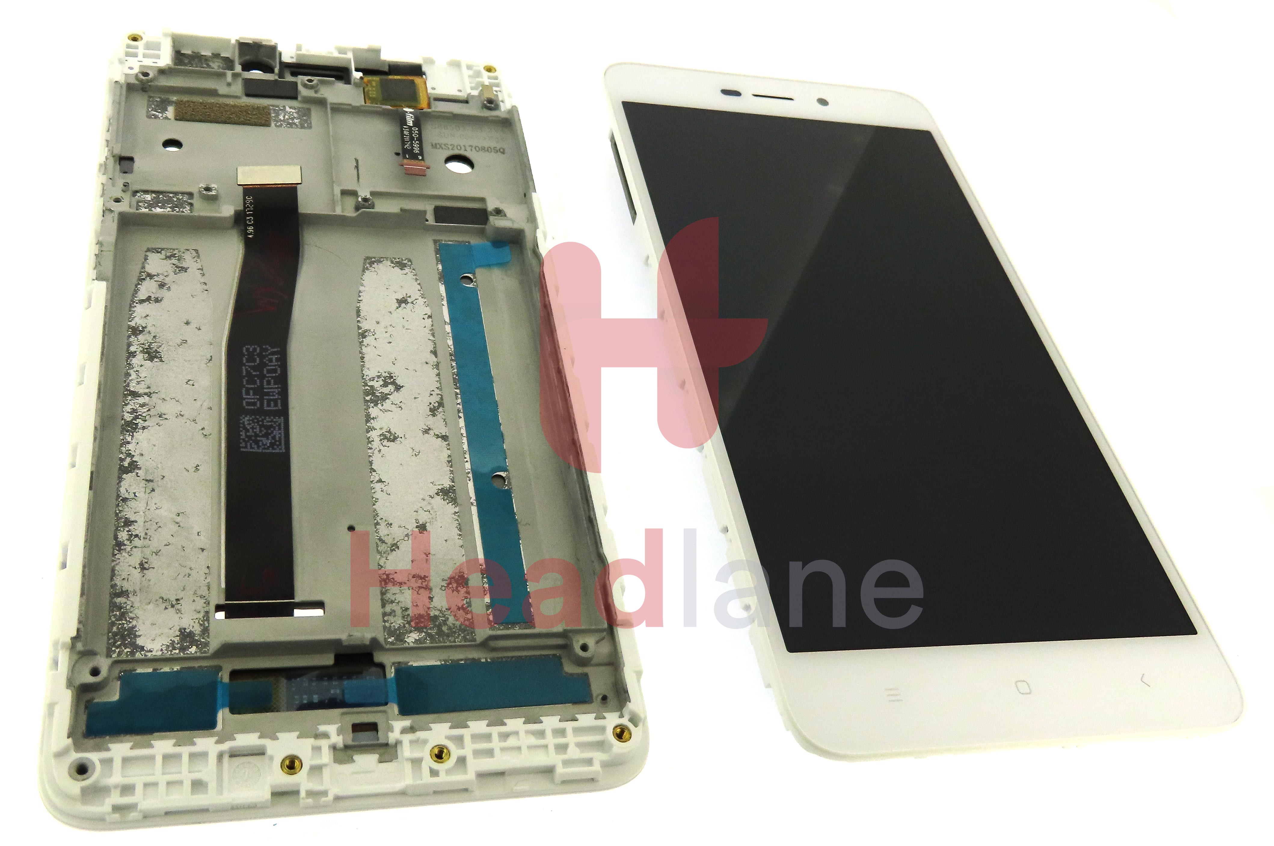 Xiaomi Redmi 4A LCD Display / Screen + Touch - White