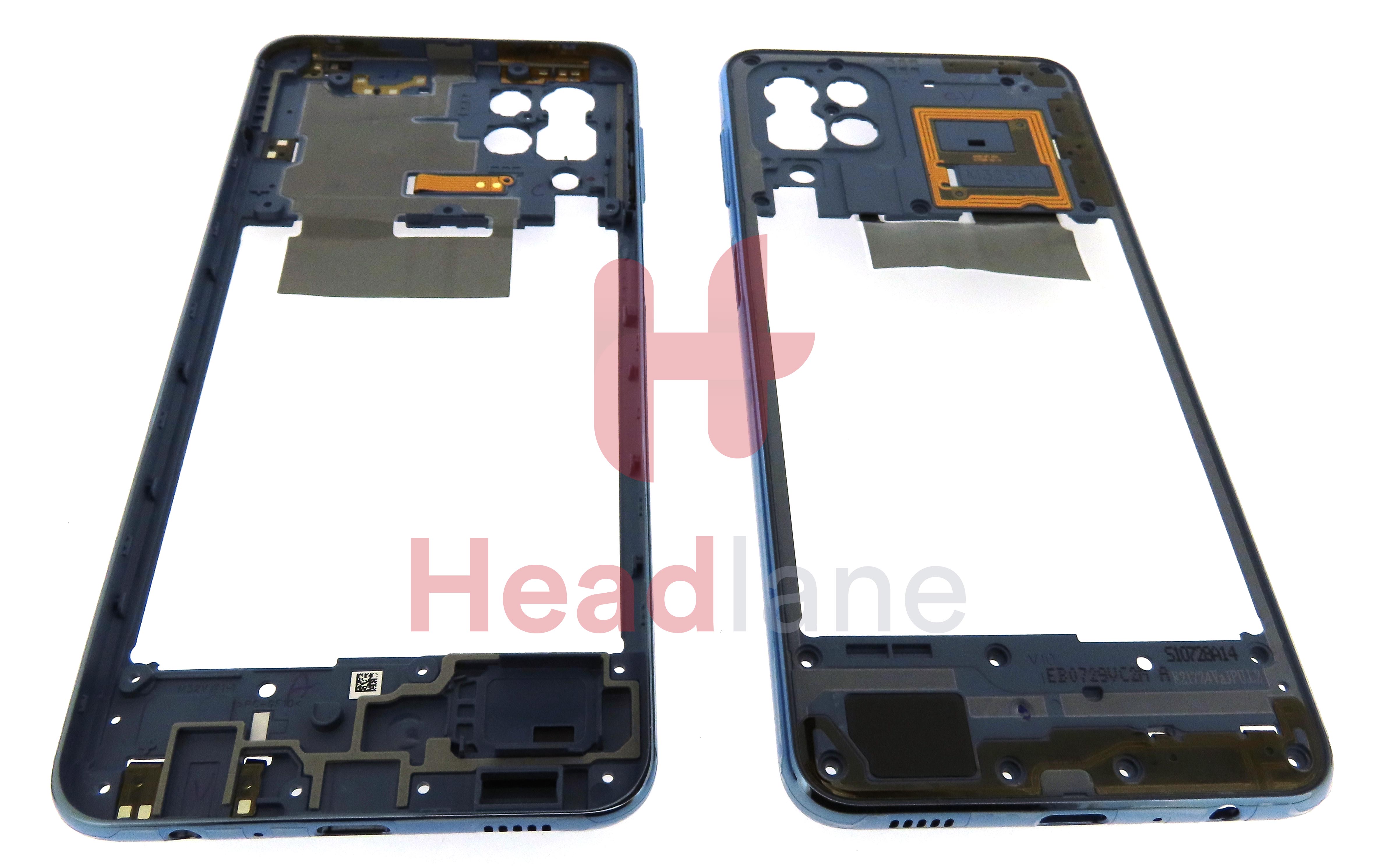 Samsung SM-M325 Galaxy M32 Middle Cover / Chassis - Blue