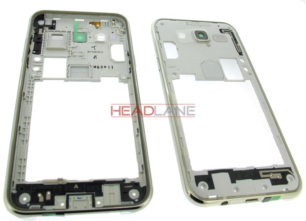 Samsung SM-J500 Galaxy J5 Middle Cover / Chassis - Gold