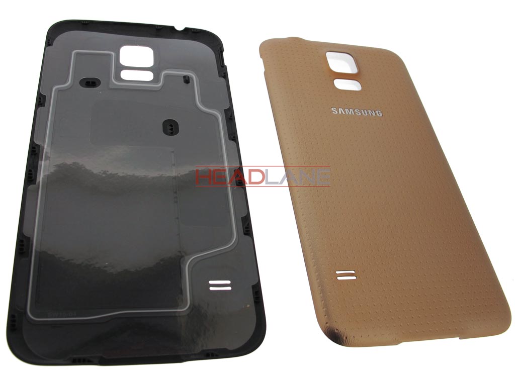 Samsung SM-G900 Galaxy S5 Battery Cover - Gold