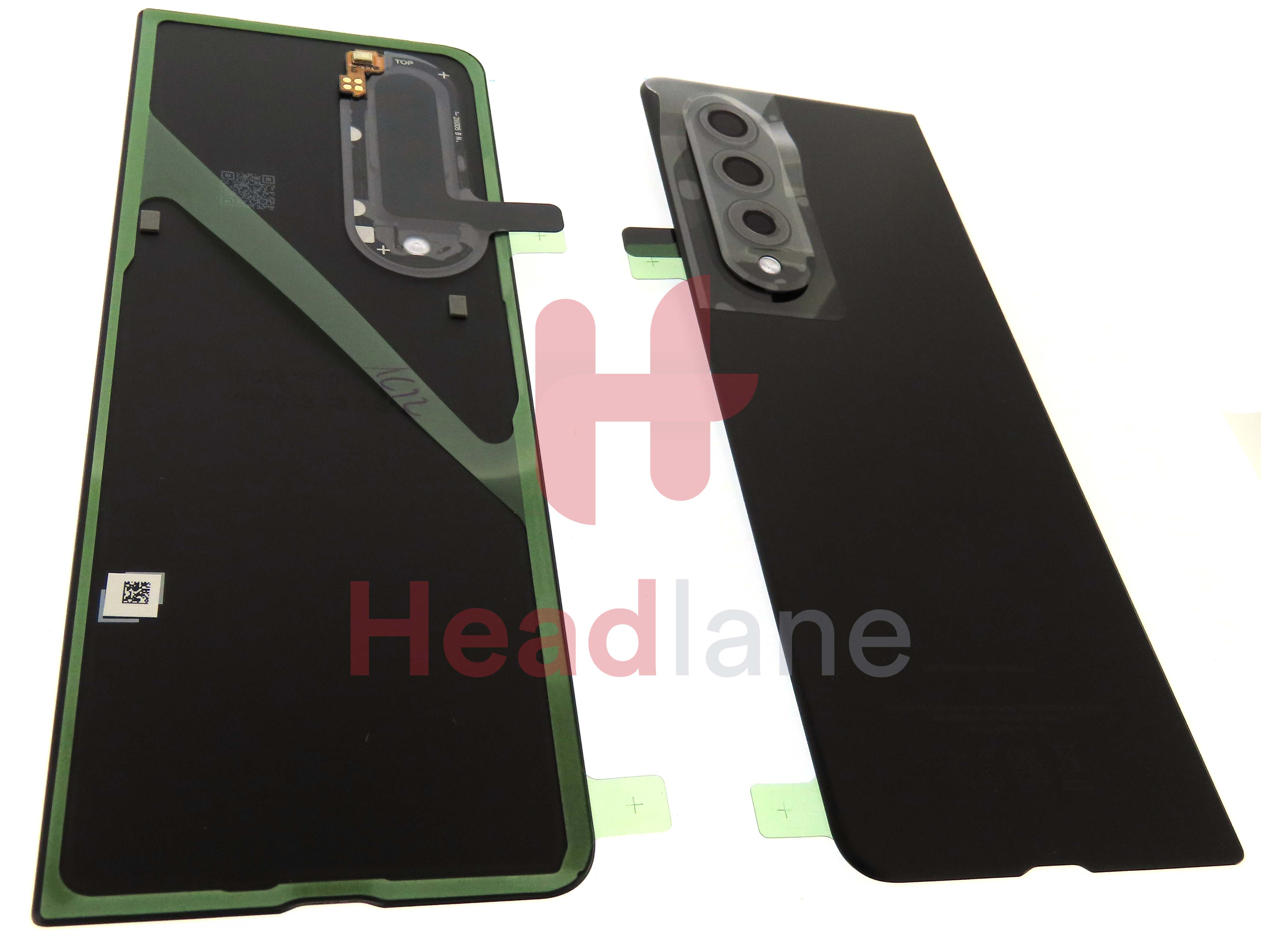 Samsung SM-F926 Galaxy Z Fold3 5G Back / Battery Cover - Phantom Black (Live Demo Unit)